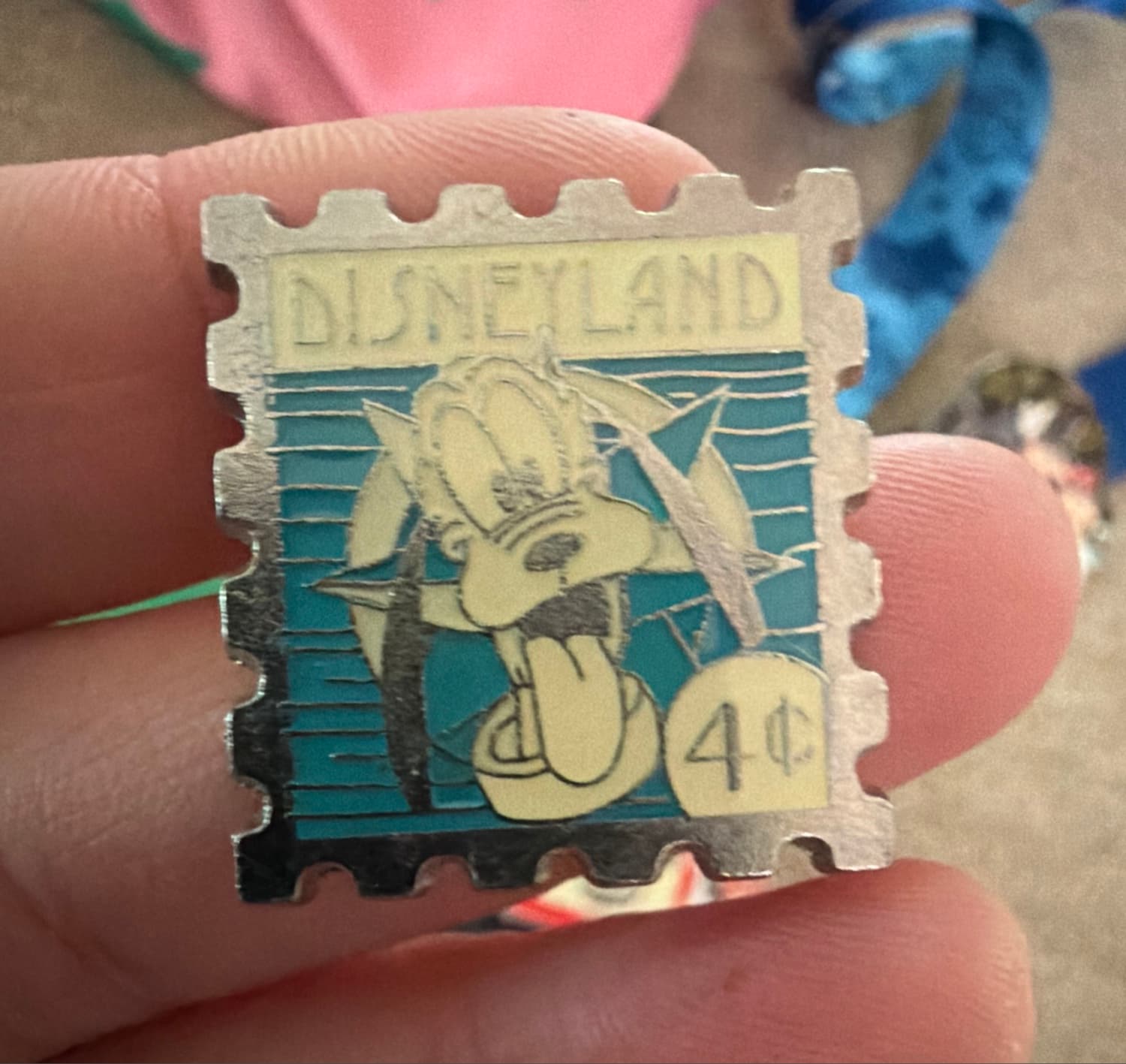 Disneyland Pluto 4 Cent Stamp front