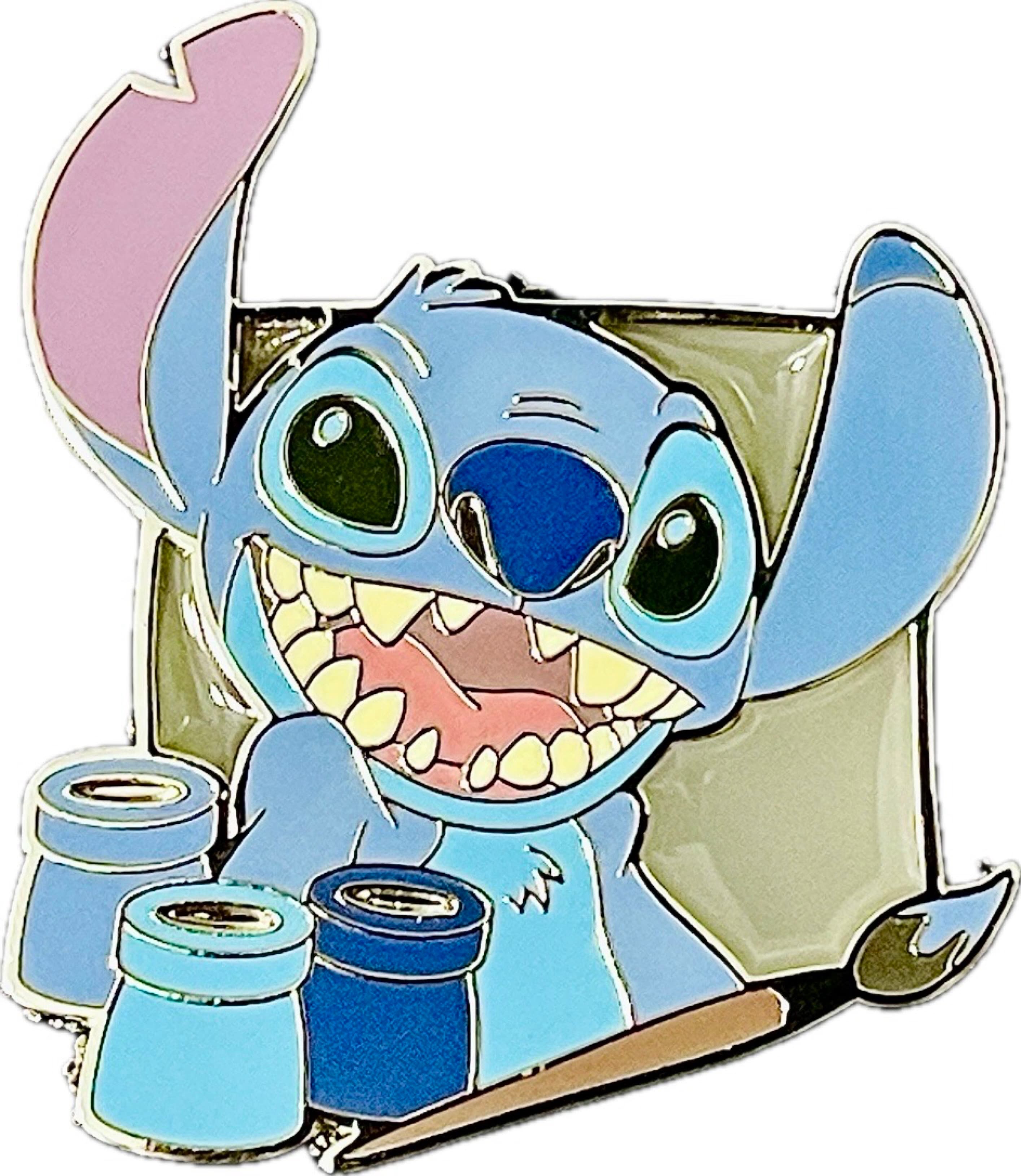 Stitch — Brush of Magic Series 1 Mystery Pin Set front