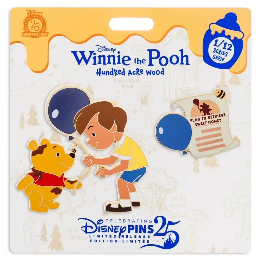 Winnie the Pooh and Christopher Robin Plan to Retrieve Sweet Honey - January front