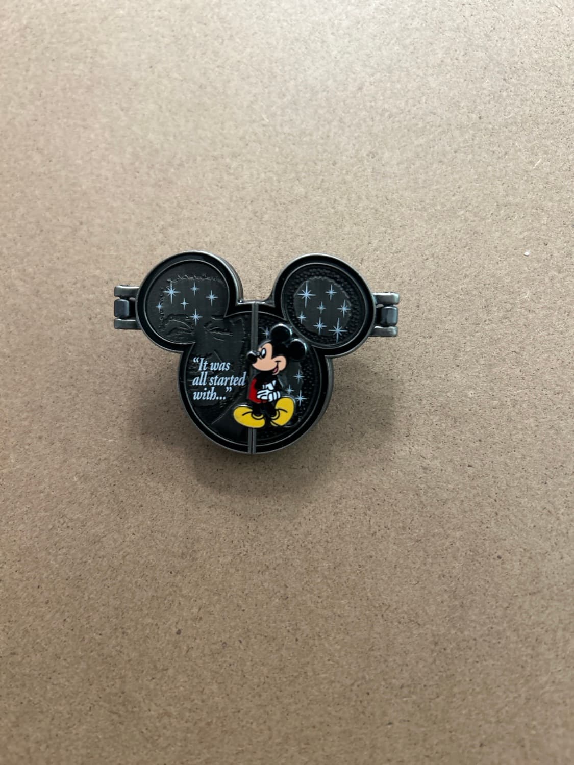Mickey, Walt Disney - It Was All Started With - Hinged