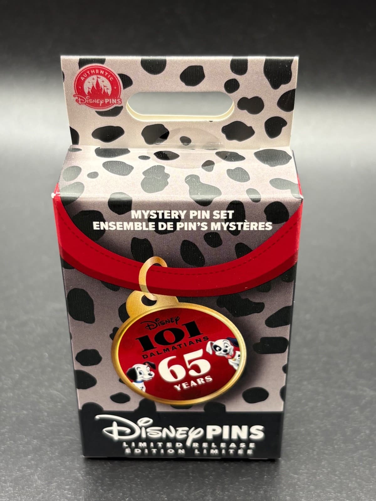 101 Dalmatians 65th Anniversary 101 Puzzle Mystery Pin Set — Unopened Mystery Box