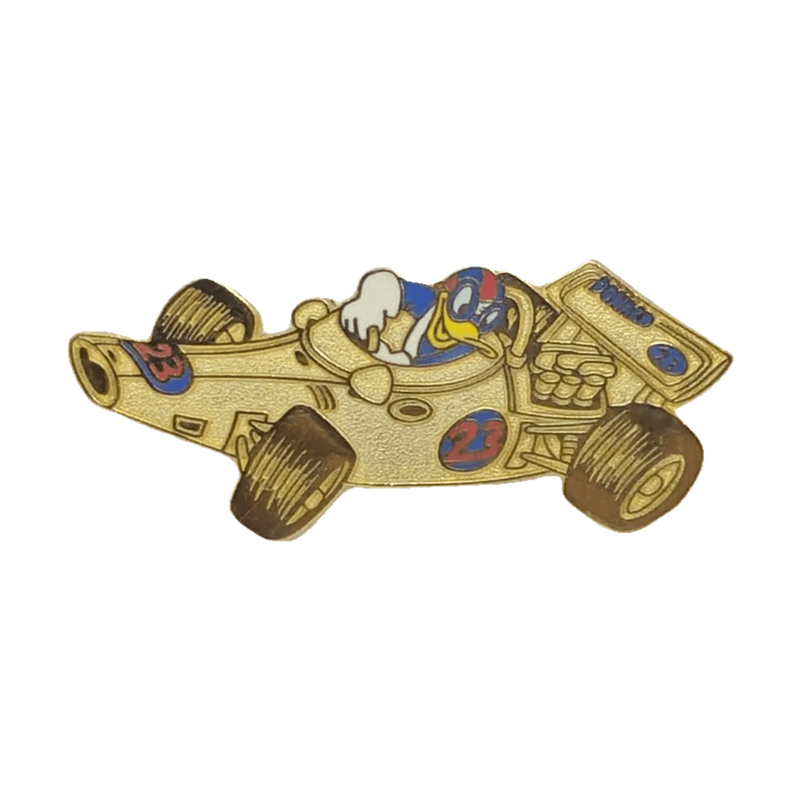 Donald Duck Gold Rush Race Car front