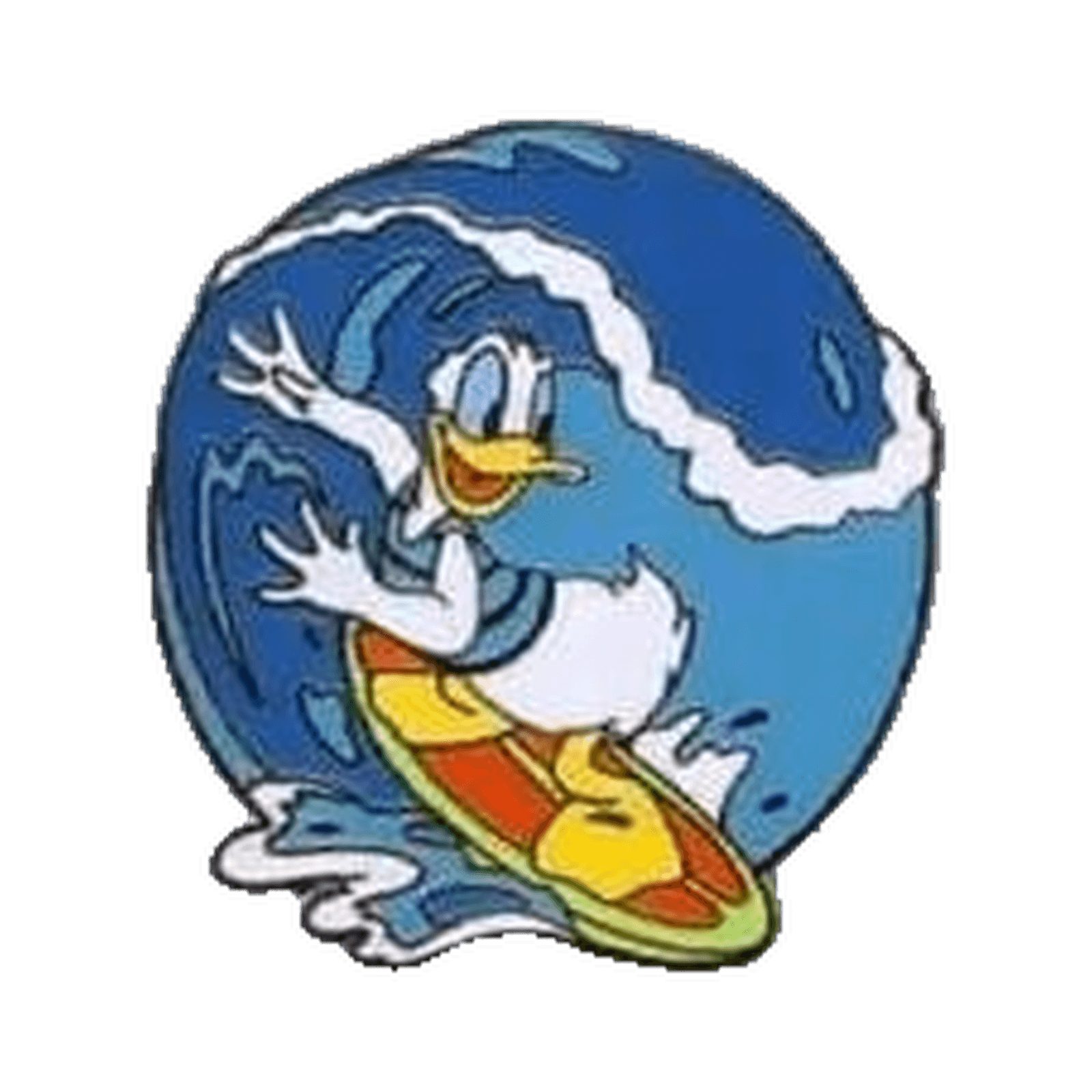 Donald Duck Surfing front