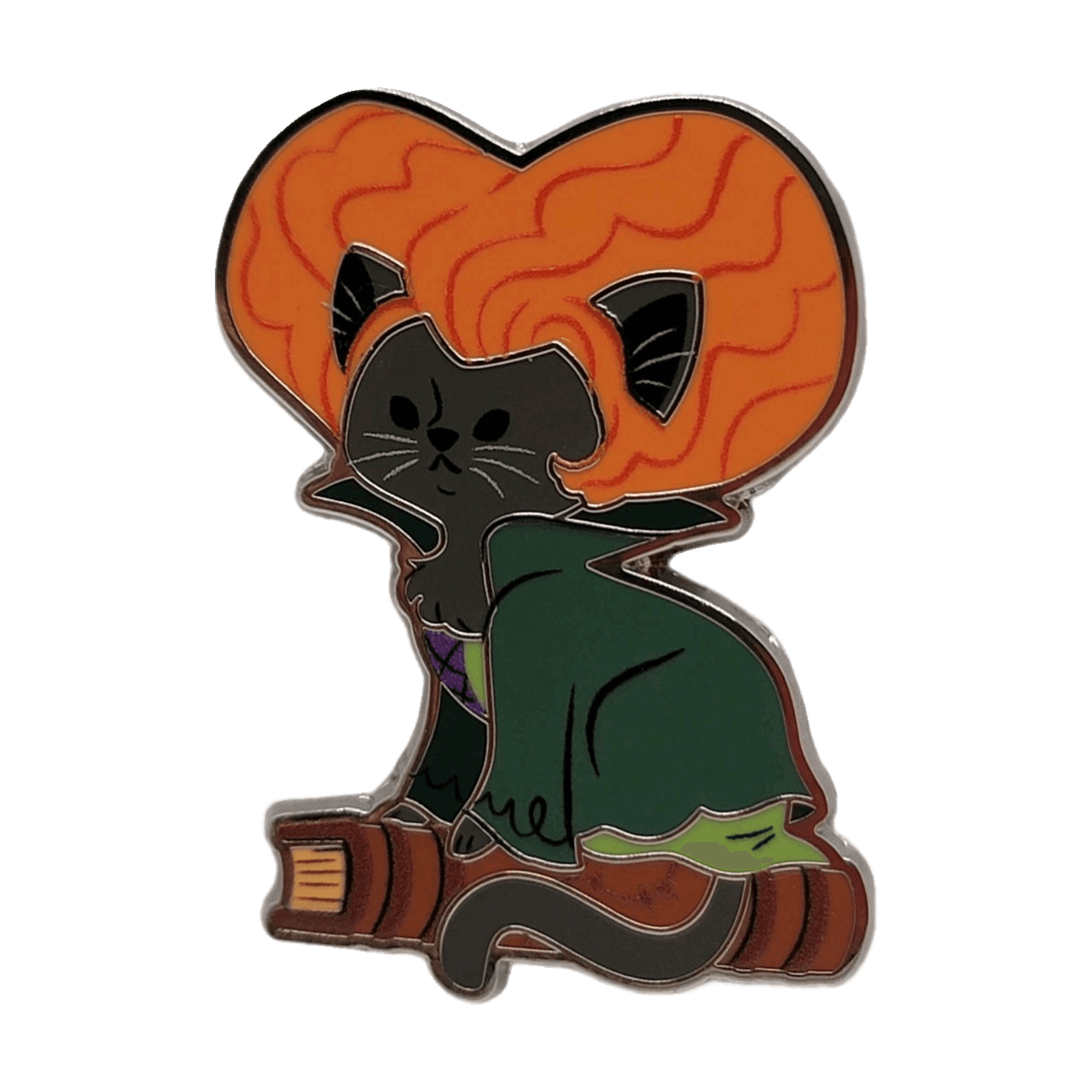 Winifred Sanderson Cat - Cats & Dogs Halloween Mystery Pin front