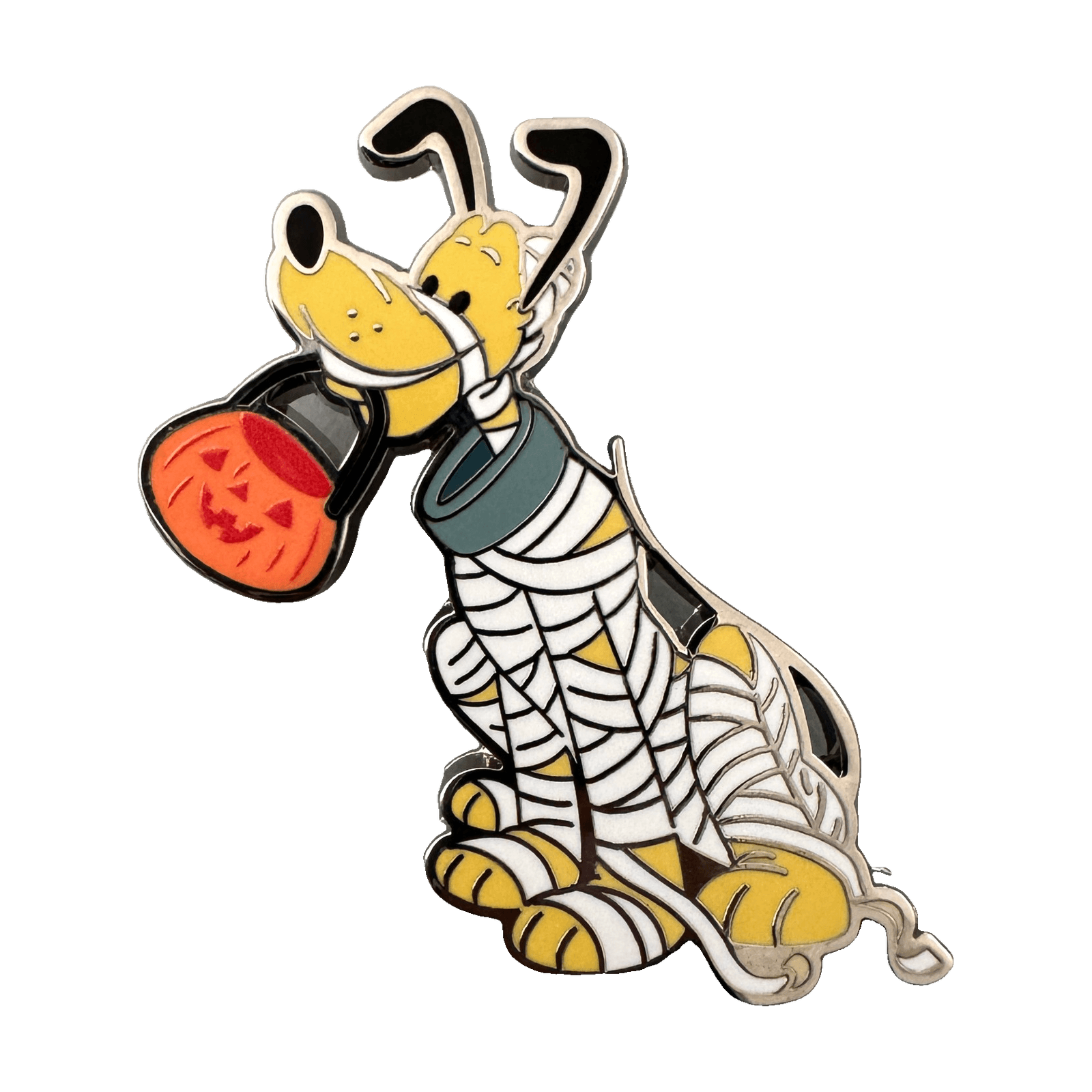 Pluto as Mummy - Cats & Dogs Halloween Mystery Pin front