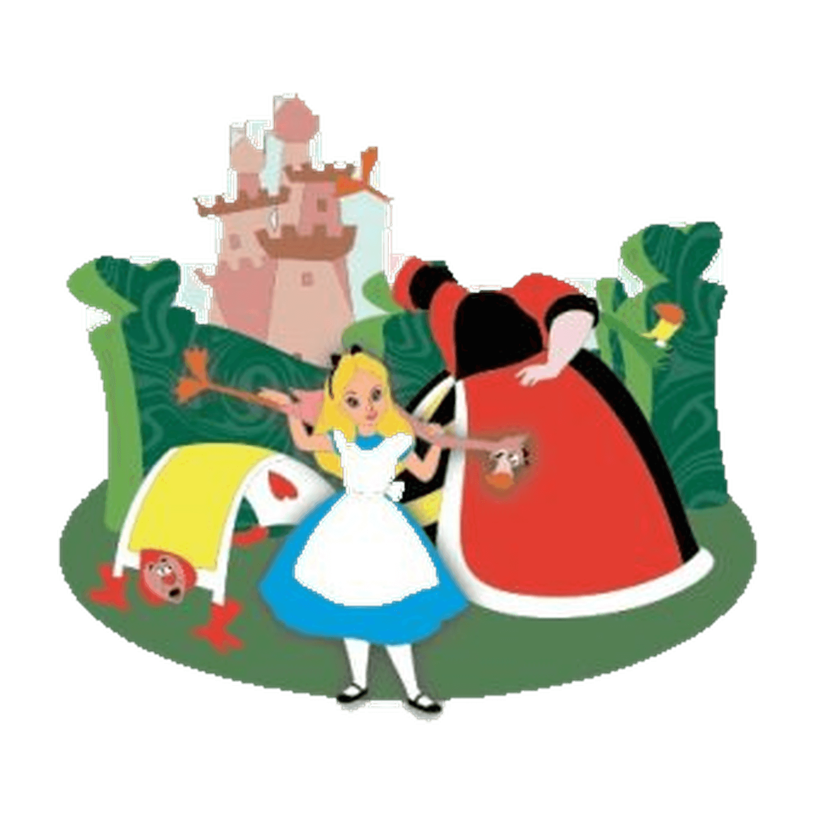 Alice in Wonderland 75th Anniversary Jumbo Pin front