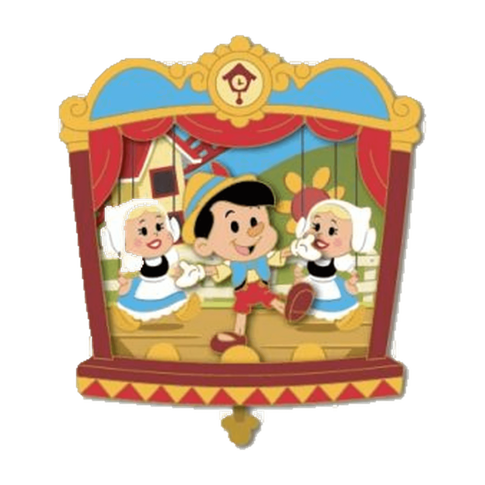 Pinocchio - Magical Theater Pin front