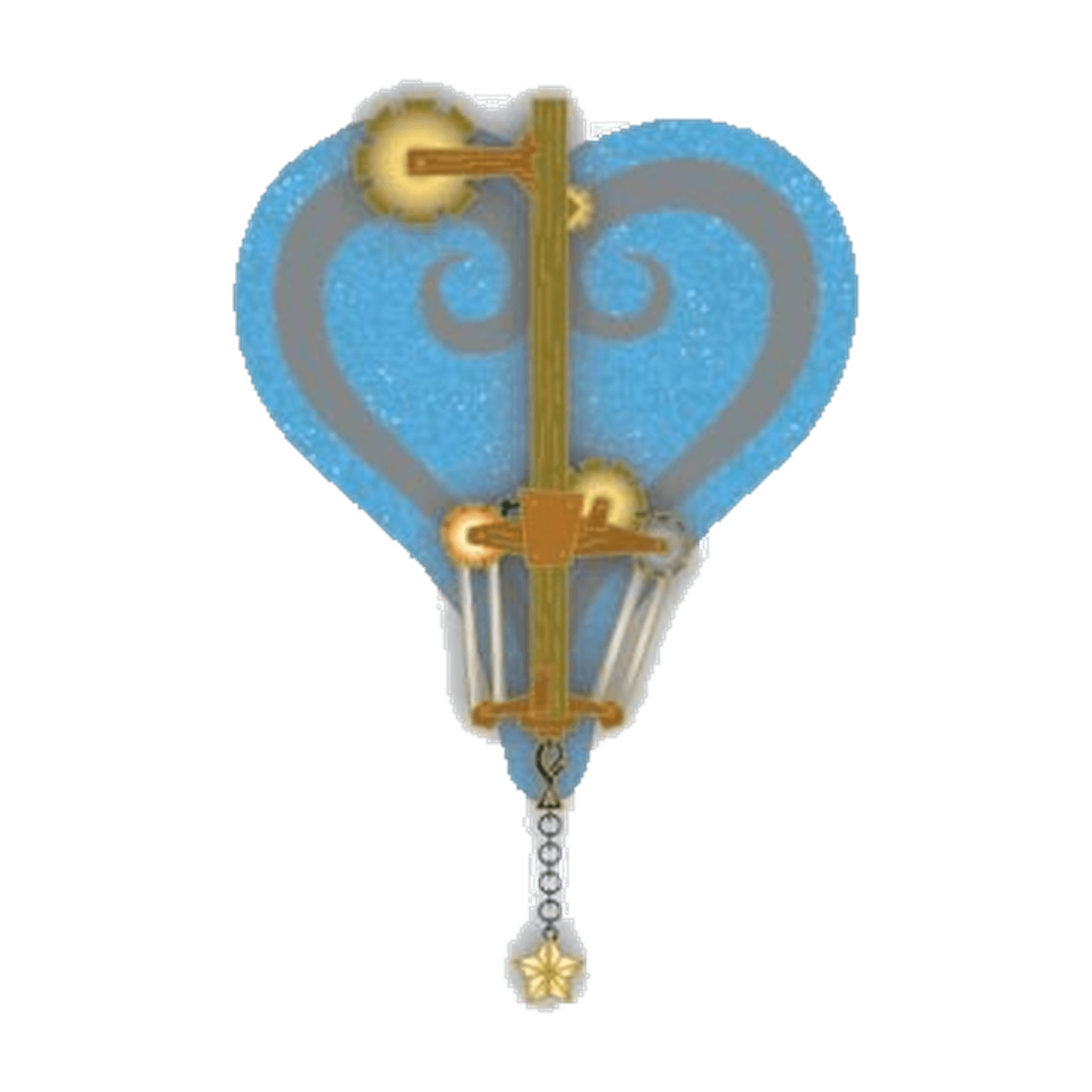 Pinocchio - Kingdom Hearts Keyblade Pin front
