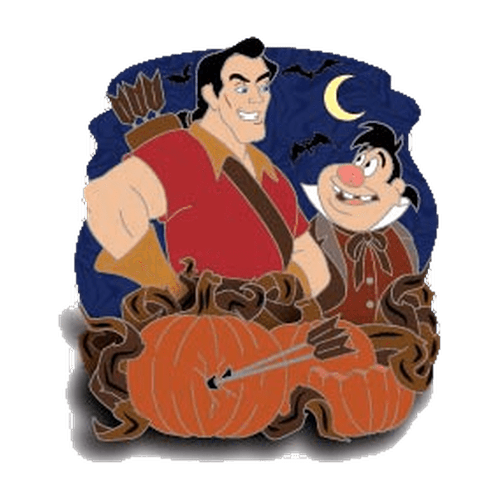 Gaston Halloween Pin front