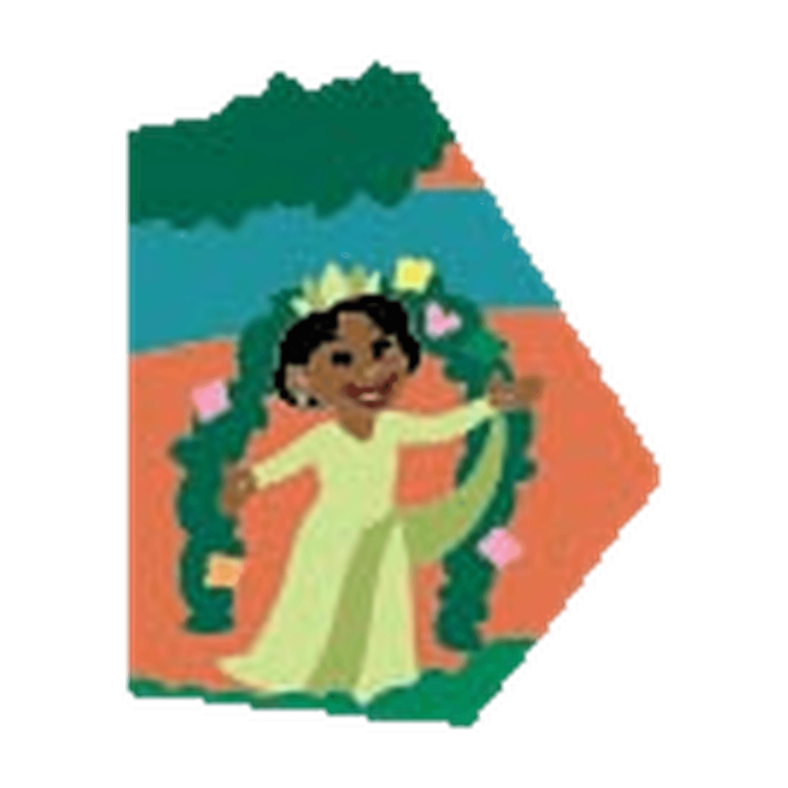 Tiana's Bayou Adventure Disneyland Map Puzzle Mystery Pin front
