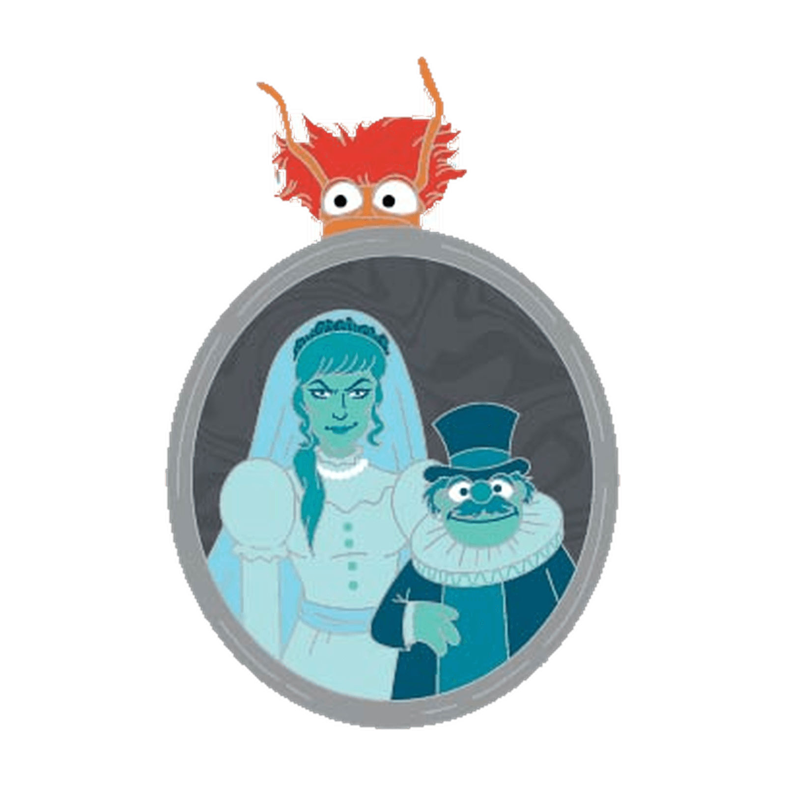 Muppets Haunted Mansion Pin - Scene 2 front