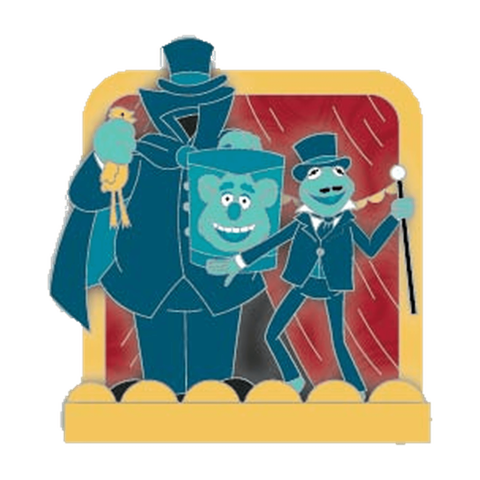 Muppets Haunted Mansion Pin - Scene 1 front