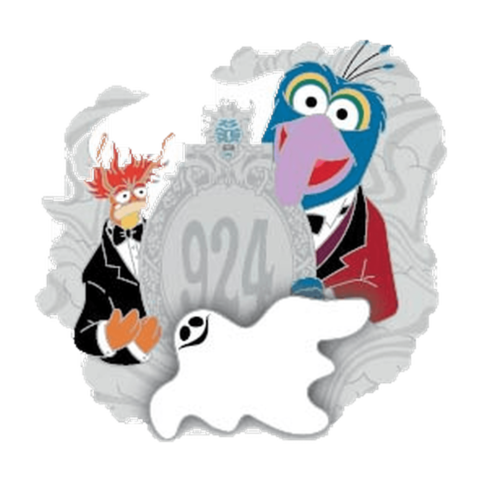 Muppets Haunted Mansion Pin - Scene 3 front