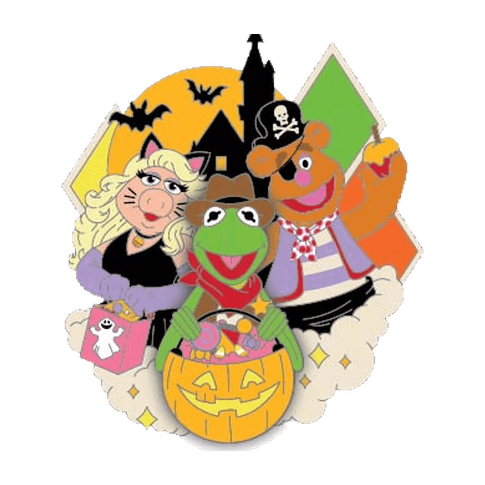 The Muppets Halloween Pin front