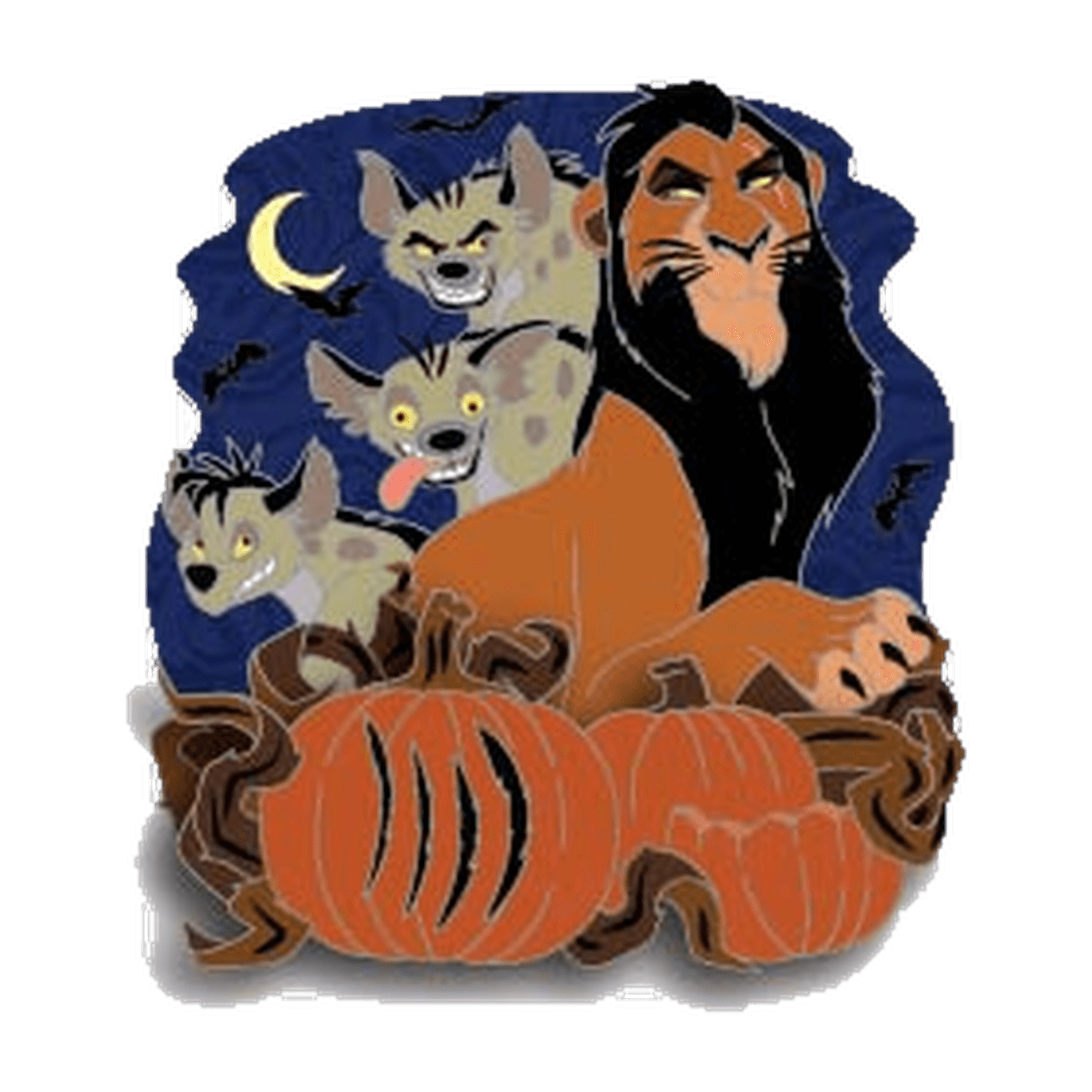 Scar Halloween Pin front