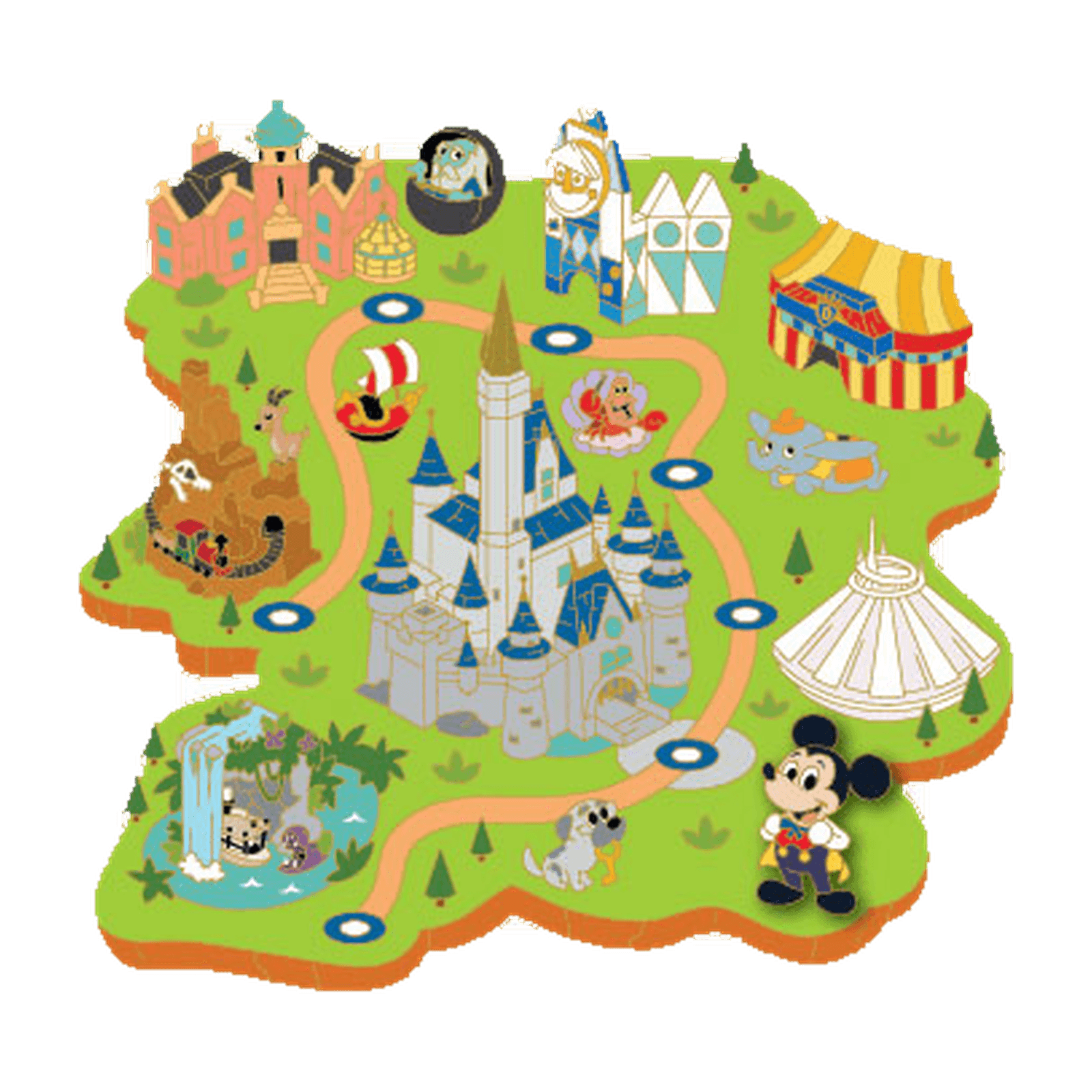 Digitize Disney Walt Disney World Jumbo Pin front