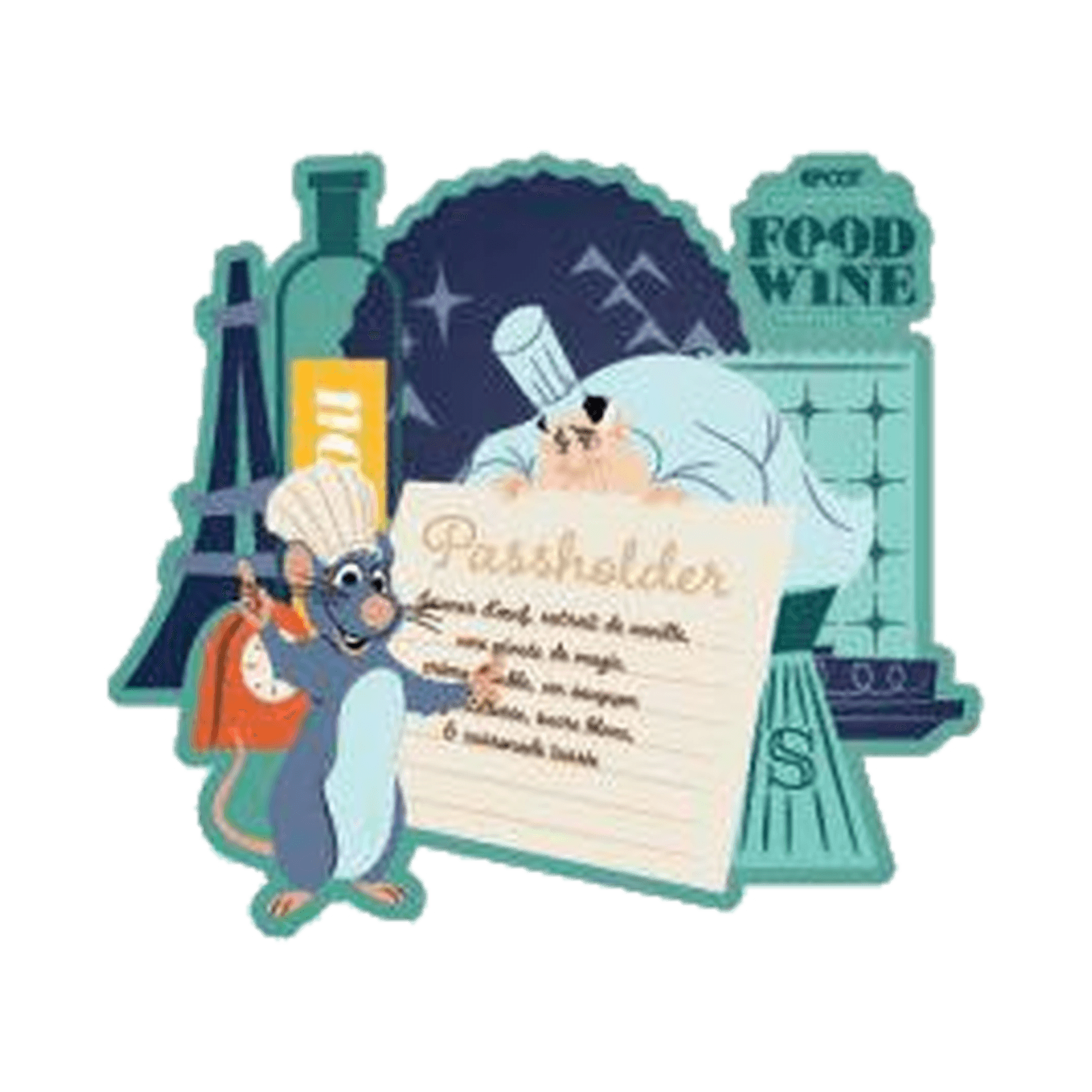Ratatouille - EPCOT Food & Wine Festival 2026 Annual Passholder Pin