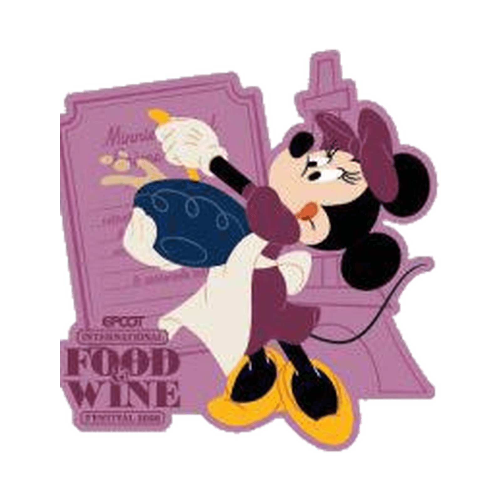 Minnie Mouse - EPCOT International Food & Wine Festival 2026 Pin front