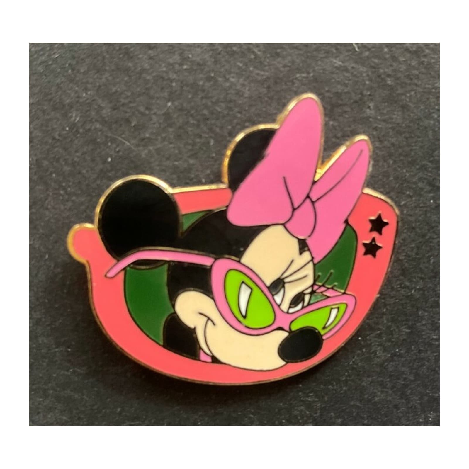 Minnie Mouse Sunglasses, a 2002 Walt Disney World Cast Lanyard pin