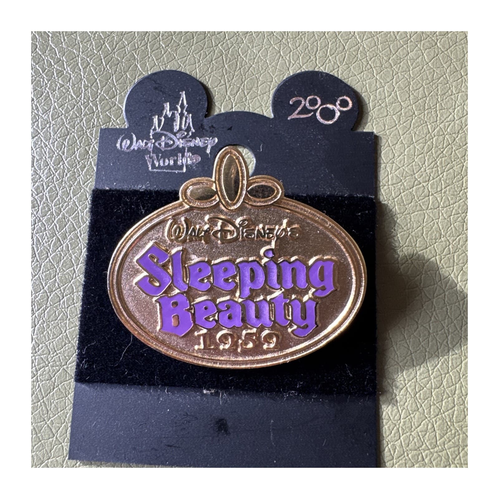 Sleeping Beauty 1959 Sign, a 2002 Walt Disney World Cast Lanyard pin