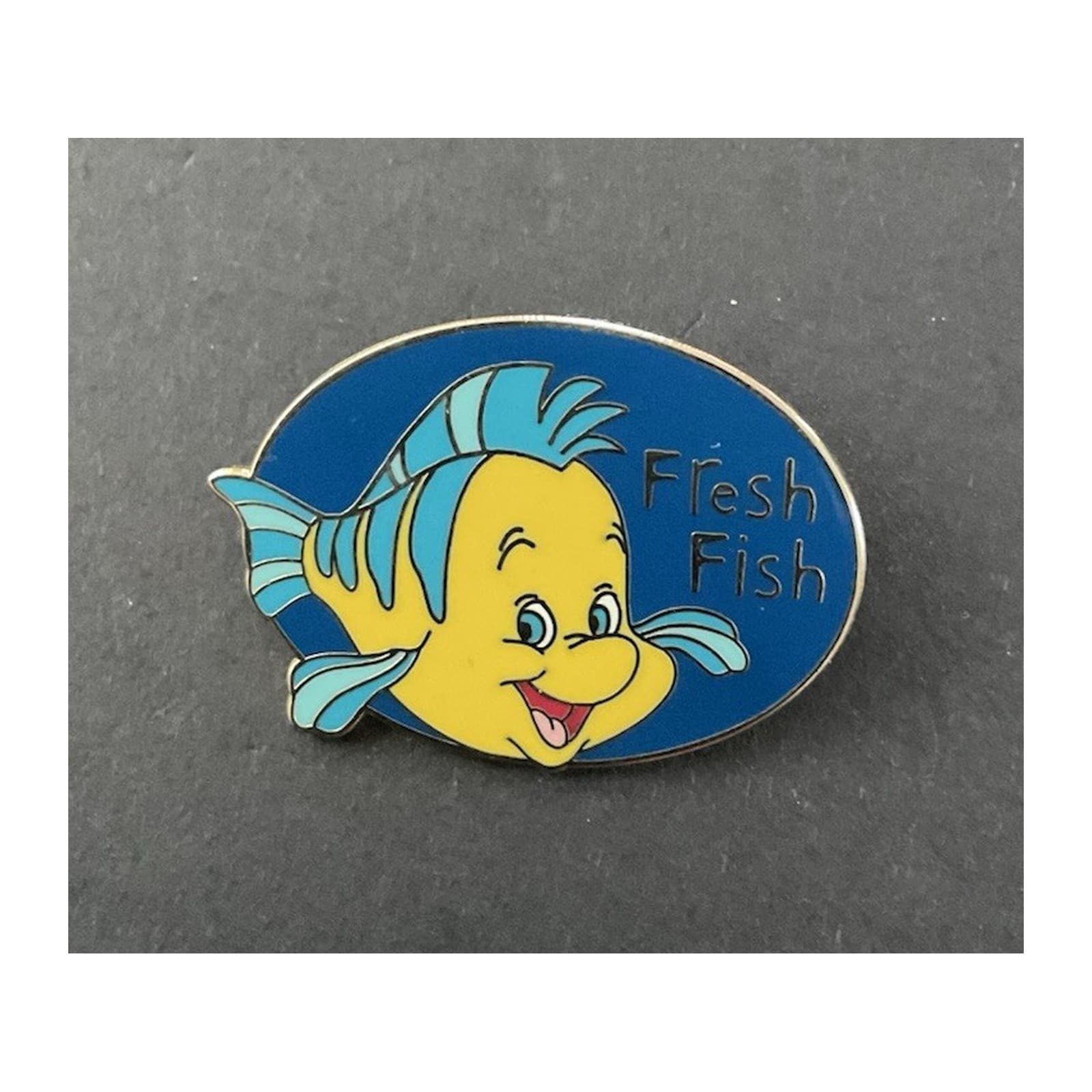 Flounder — Fresh Fish, a 2002 Walt Disney World Cast Lanyard pin