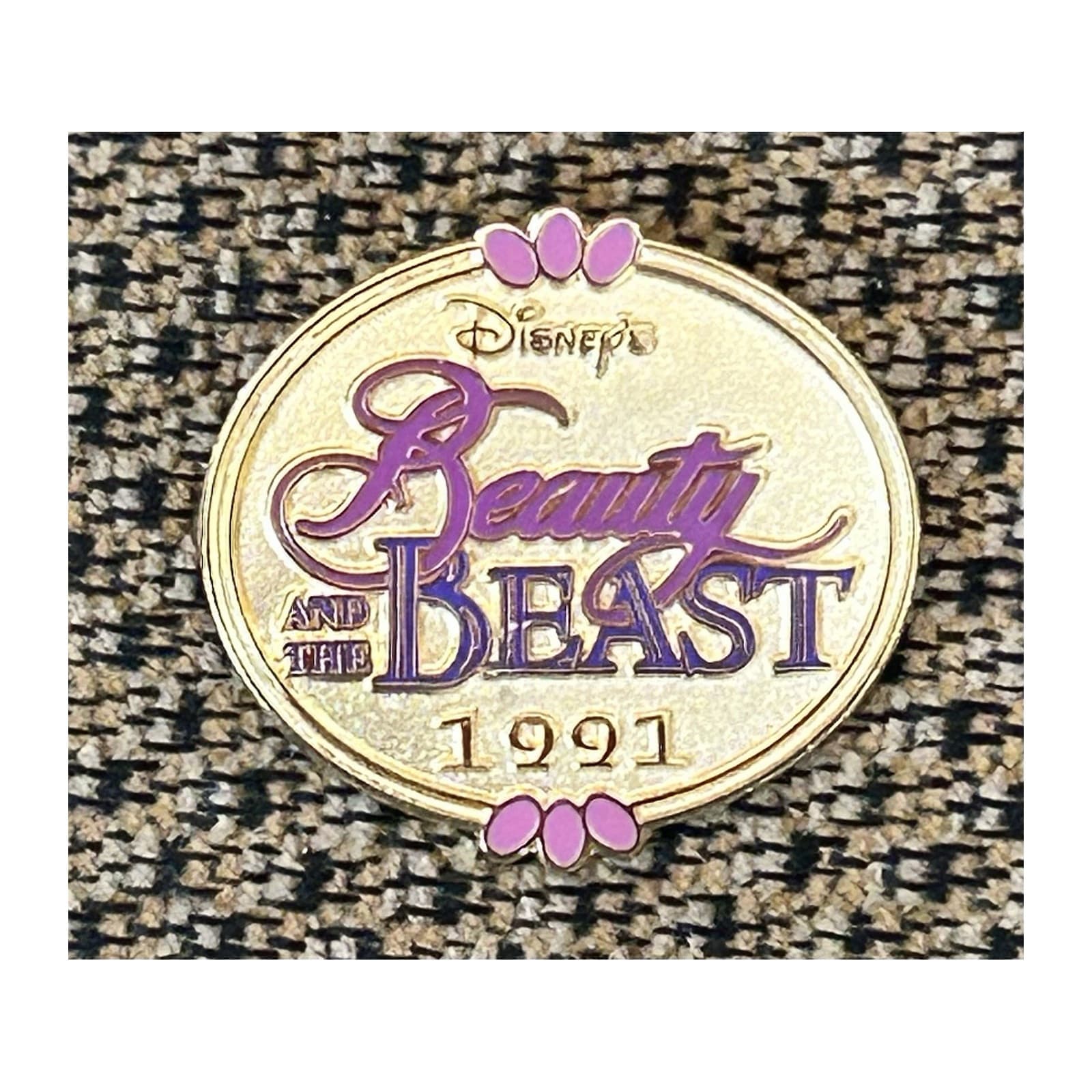 Beauty and the Beast 1991 Sign, a 2002 Walt Disney World Cast Lanyard pin