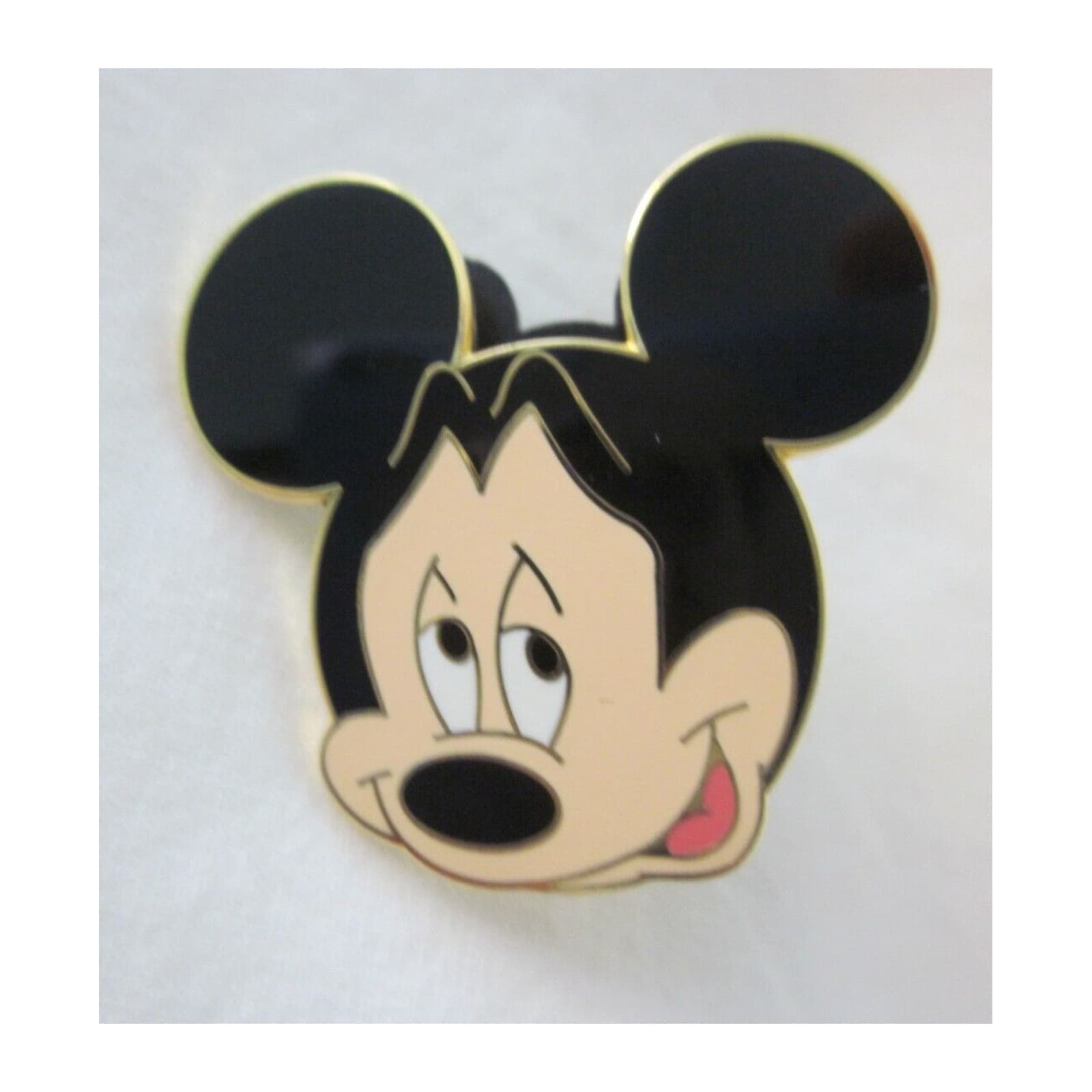Shy Mickey Mouse, a 2002 Walt Disney World Cast Lanyard pin