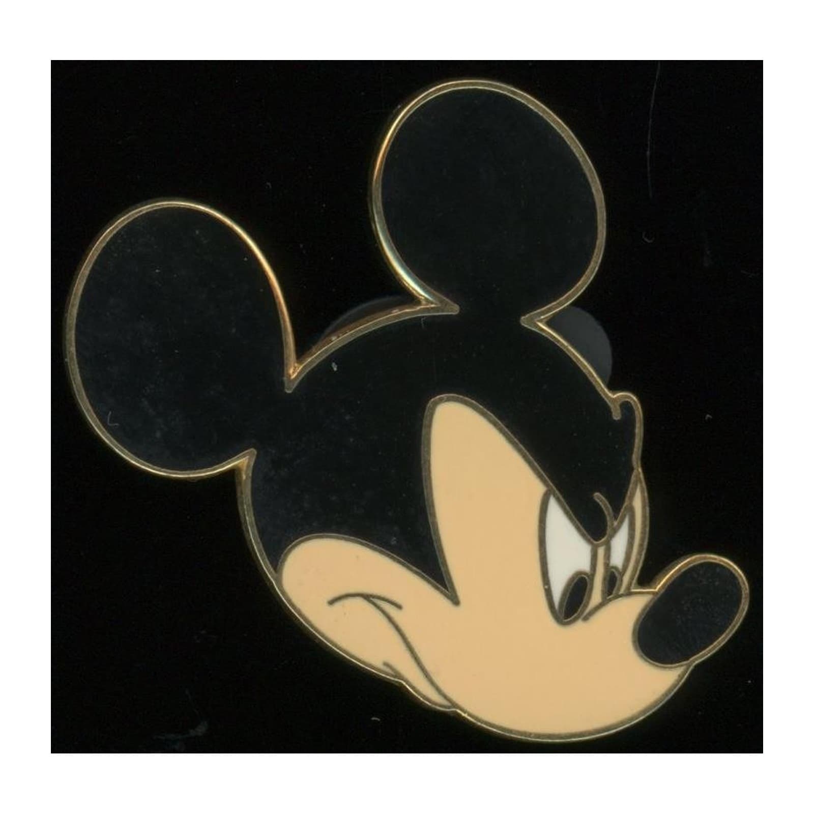 Angry Mickey Mouse, a 2002 Walt Disney World Cast Lanyard pin
