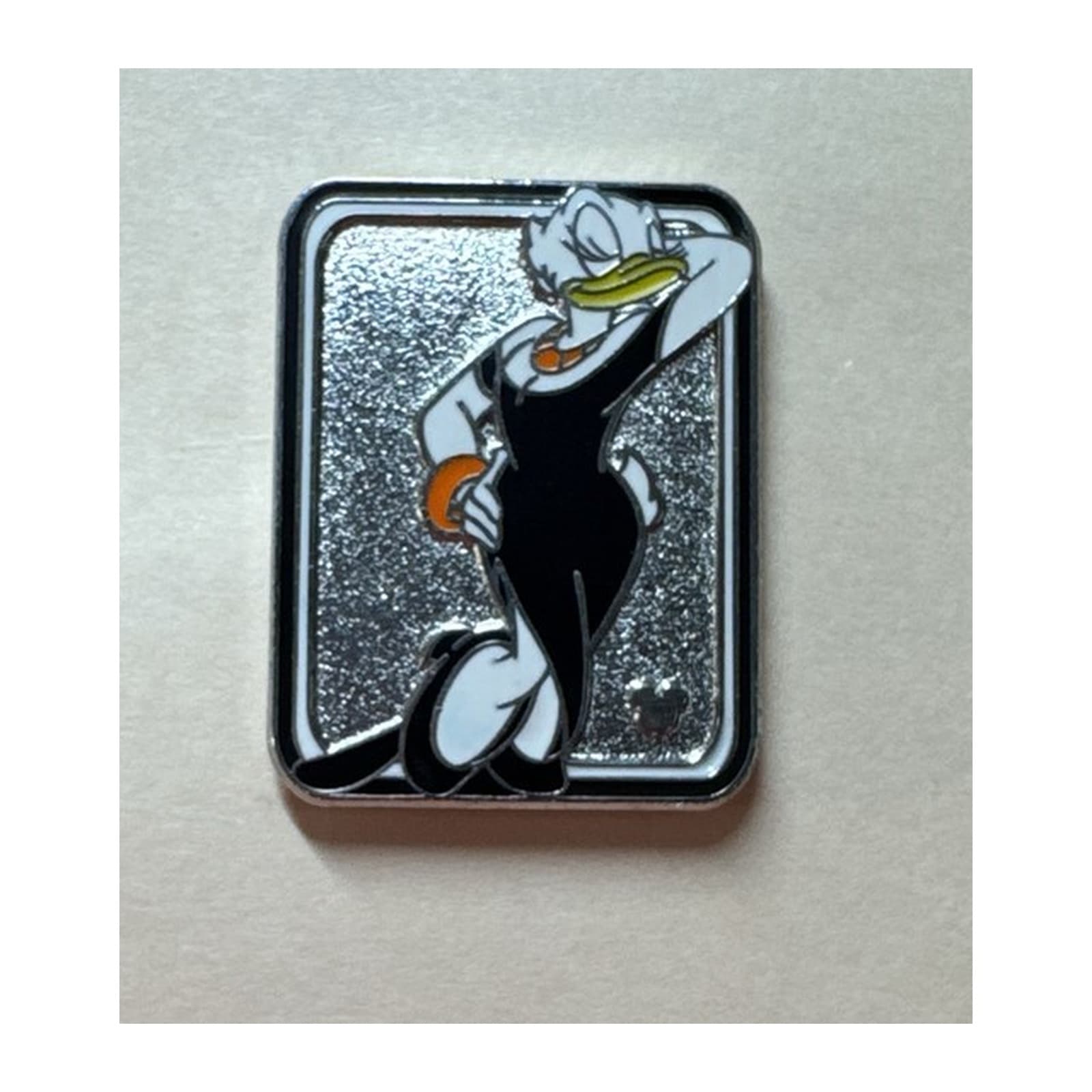 Daisy Duck in Black Dress, a 2002 Walt Disney World Cast Lanyard pin