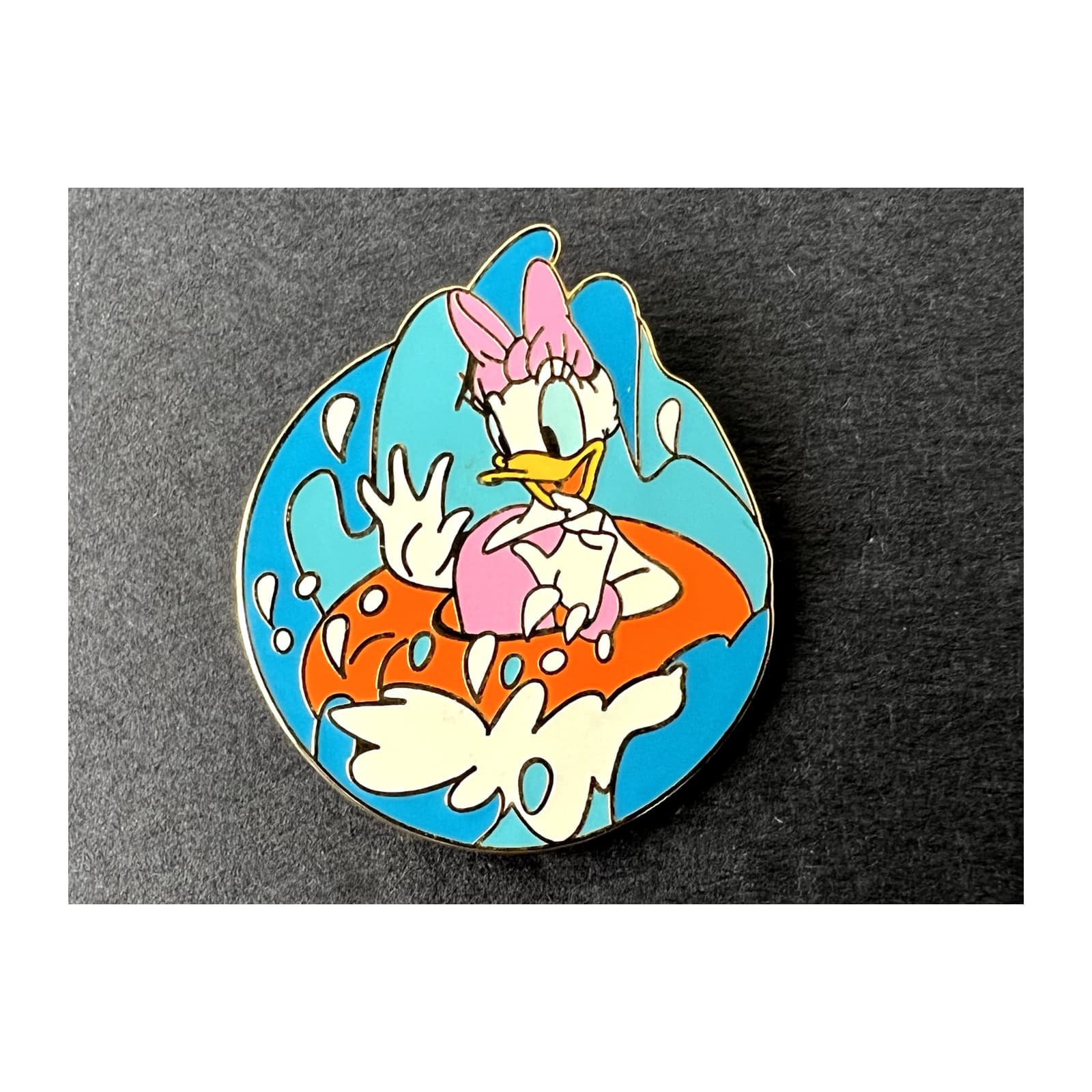 Daisy Duck Inner Tube, a 2002 Walt Disney World Cast Lanyard pin