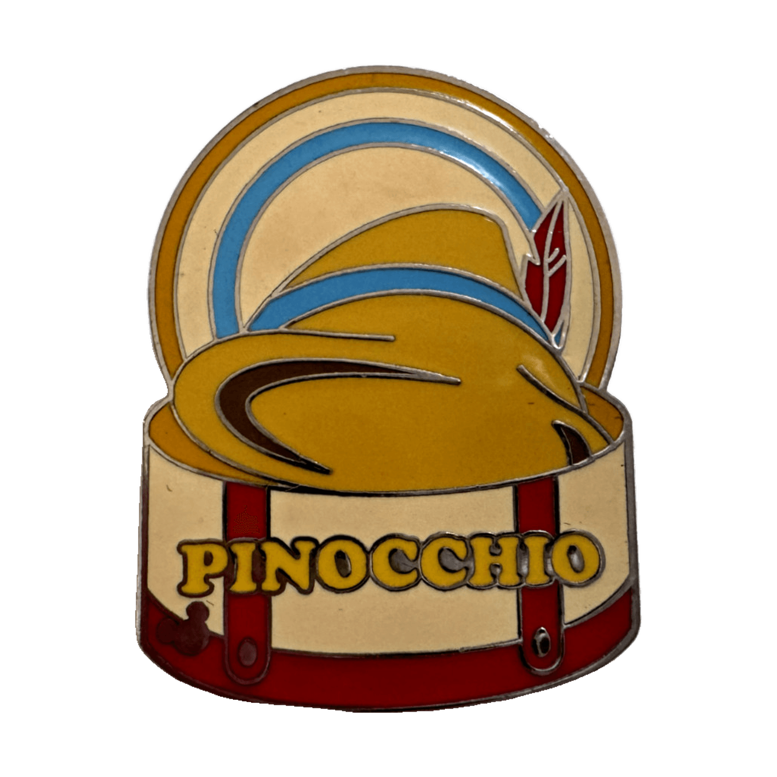 Pinocchio Hat Box, a 2005 Disneyland Resort Cast Lanyard pin