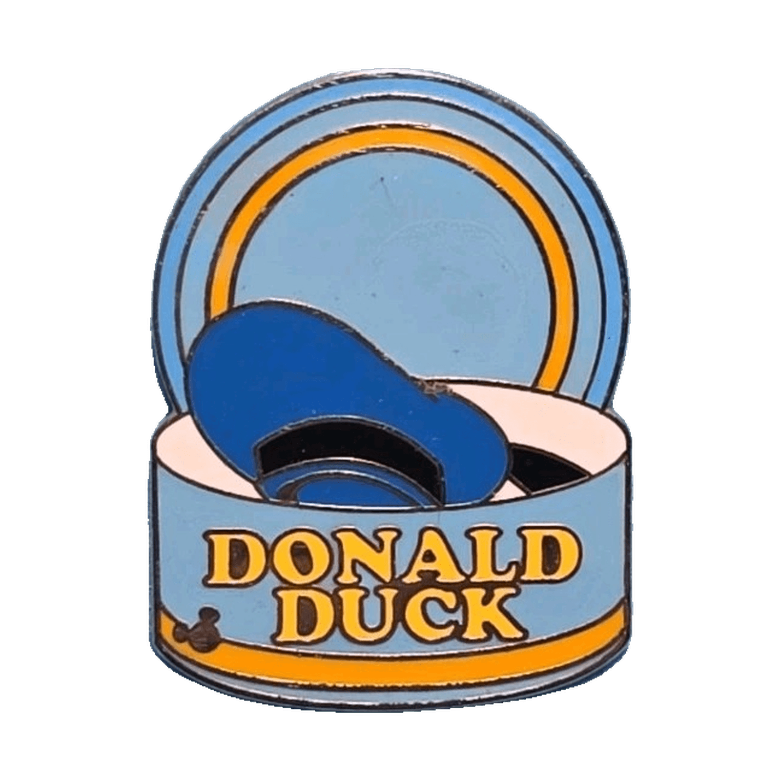 Donald Duck Hat Box, a 2005 Disneyland Resort Cast Lanyard pin