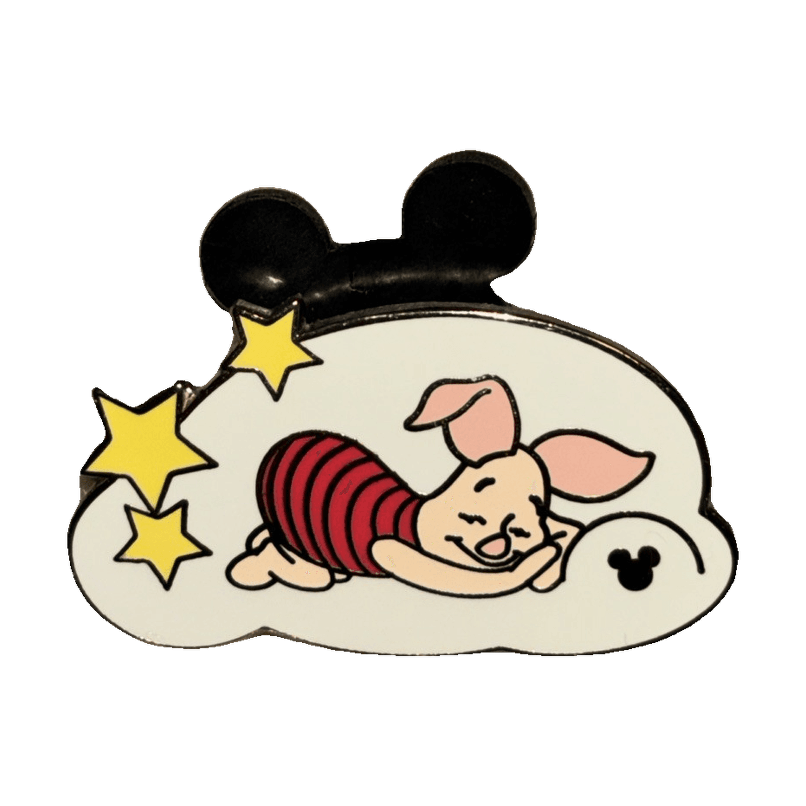 Piglet Cloud Sleeping, a 2005 Disneyland Resort Cast Lanyard pin