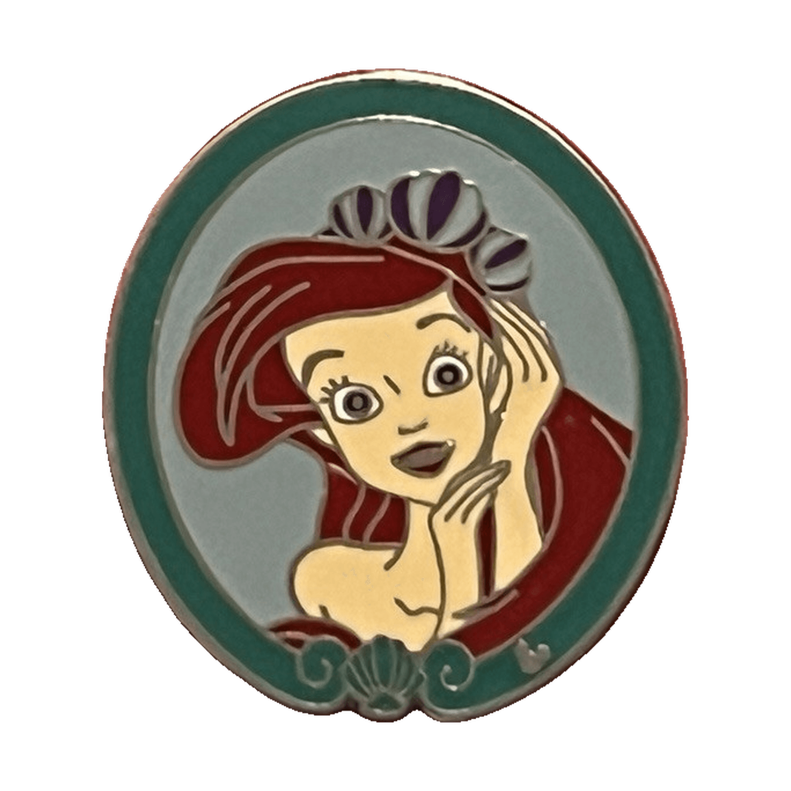 Ariel Princess Portrait, a 2005 Walt Disney World Cast Lanyard pin