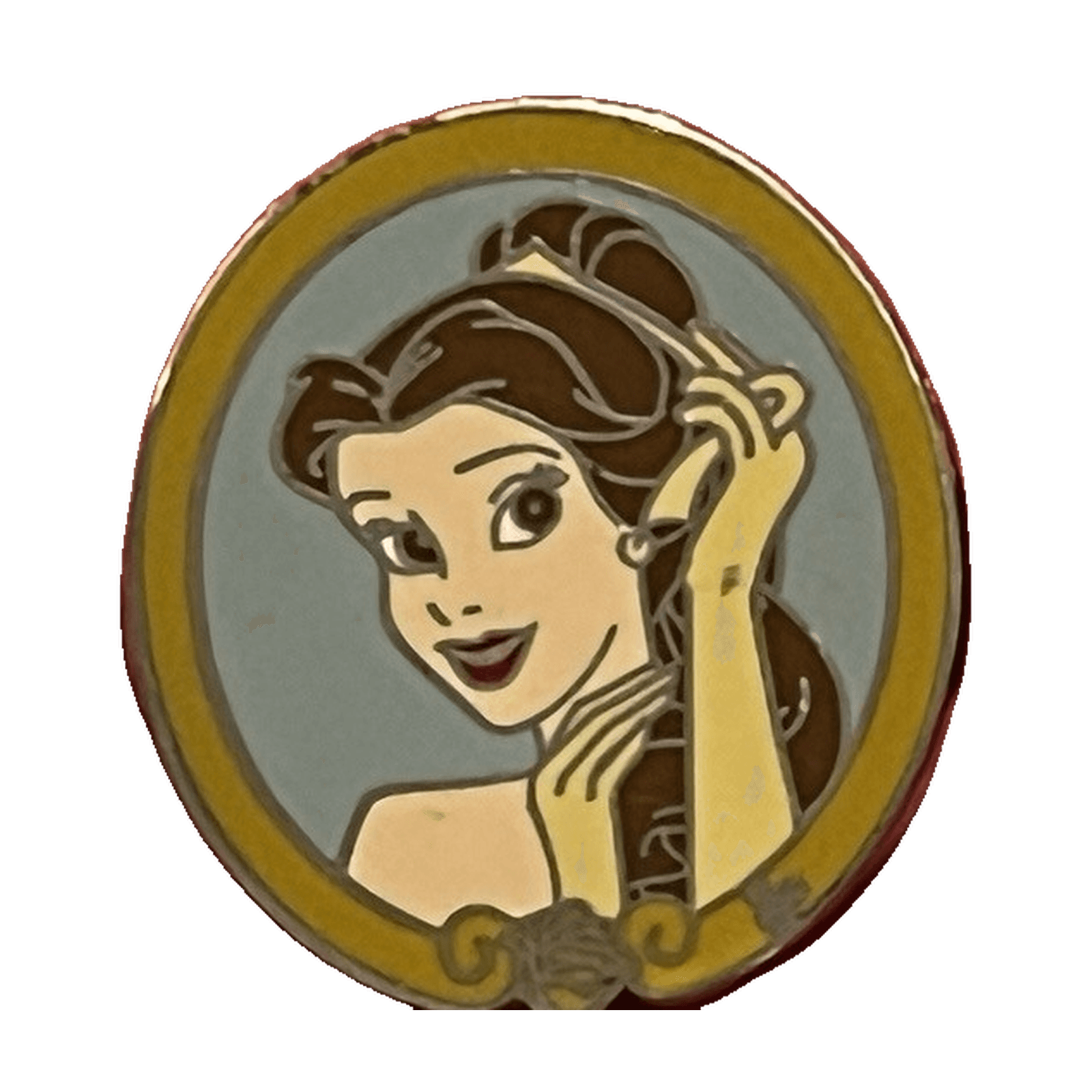 Belle Princess Portrait, a 2005 Walt Disney World Cast Lanyard pin