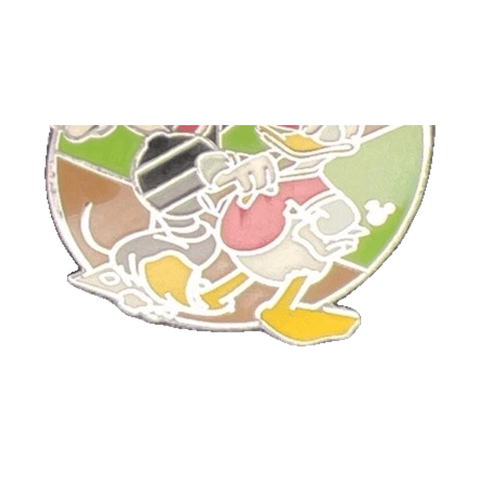 Mickey Mouse and Donald Duck Baseball, a 2005 Disneyland Resort Cast Lanyard pin