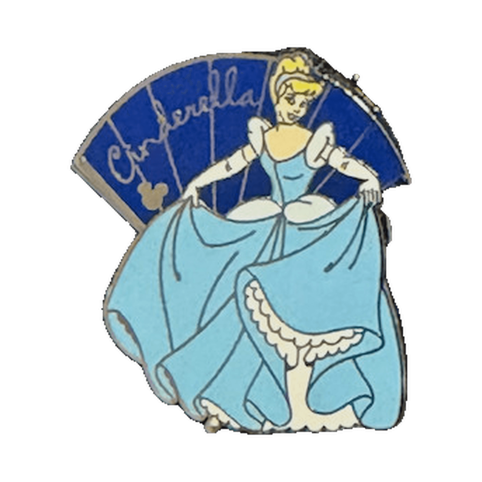 Snow White Princess Fan, a 2005 Disneyland Resort Cast Lanyard pin