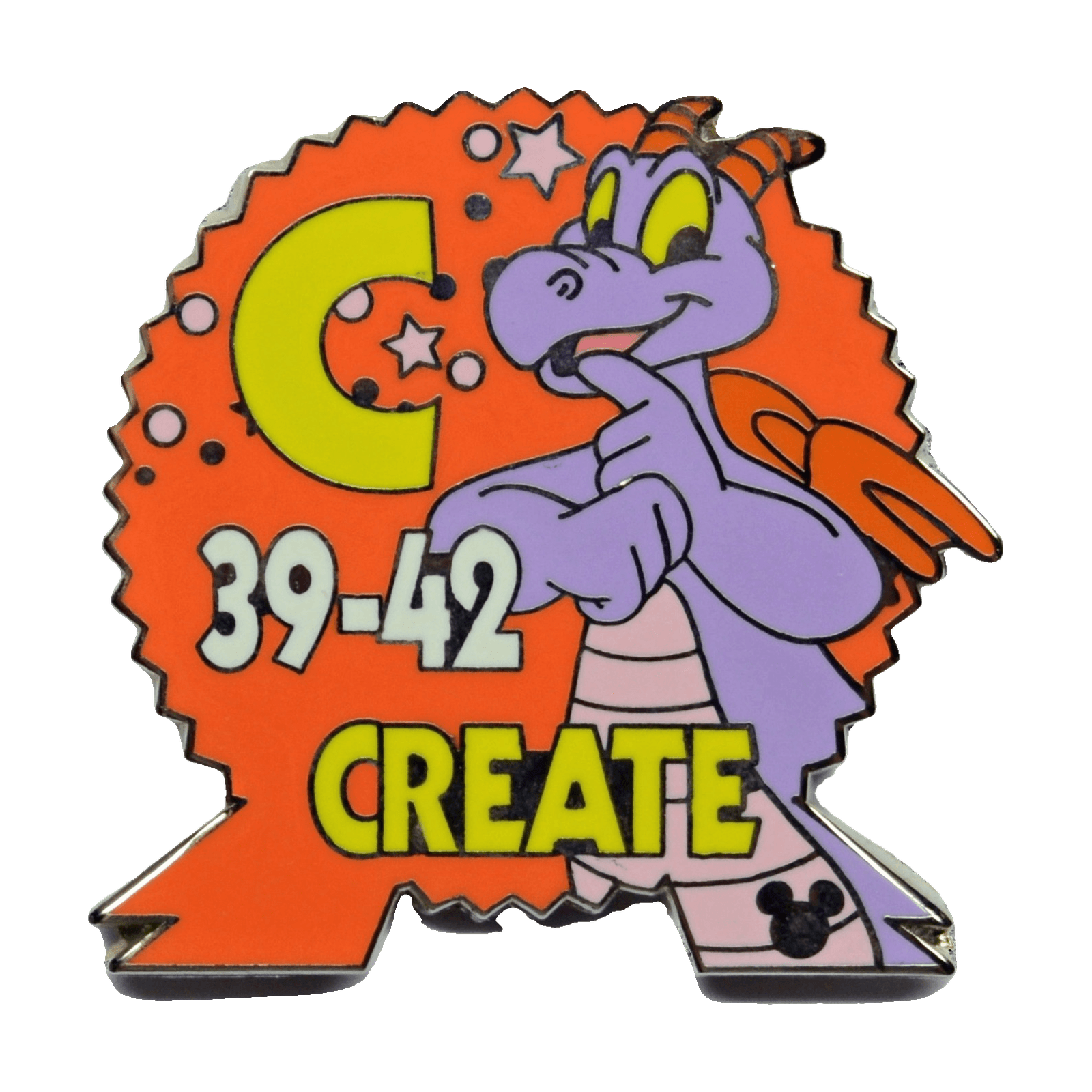 Figment C — Create, a 2005 Walt Disney World Cast Lanyard pin