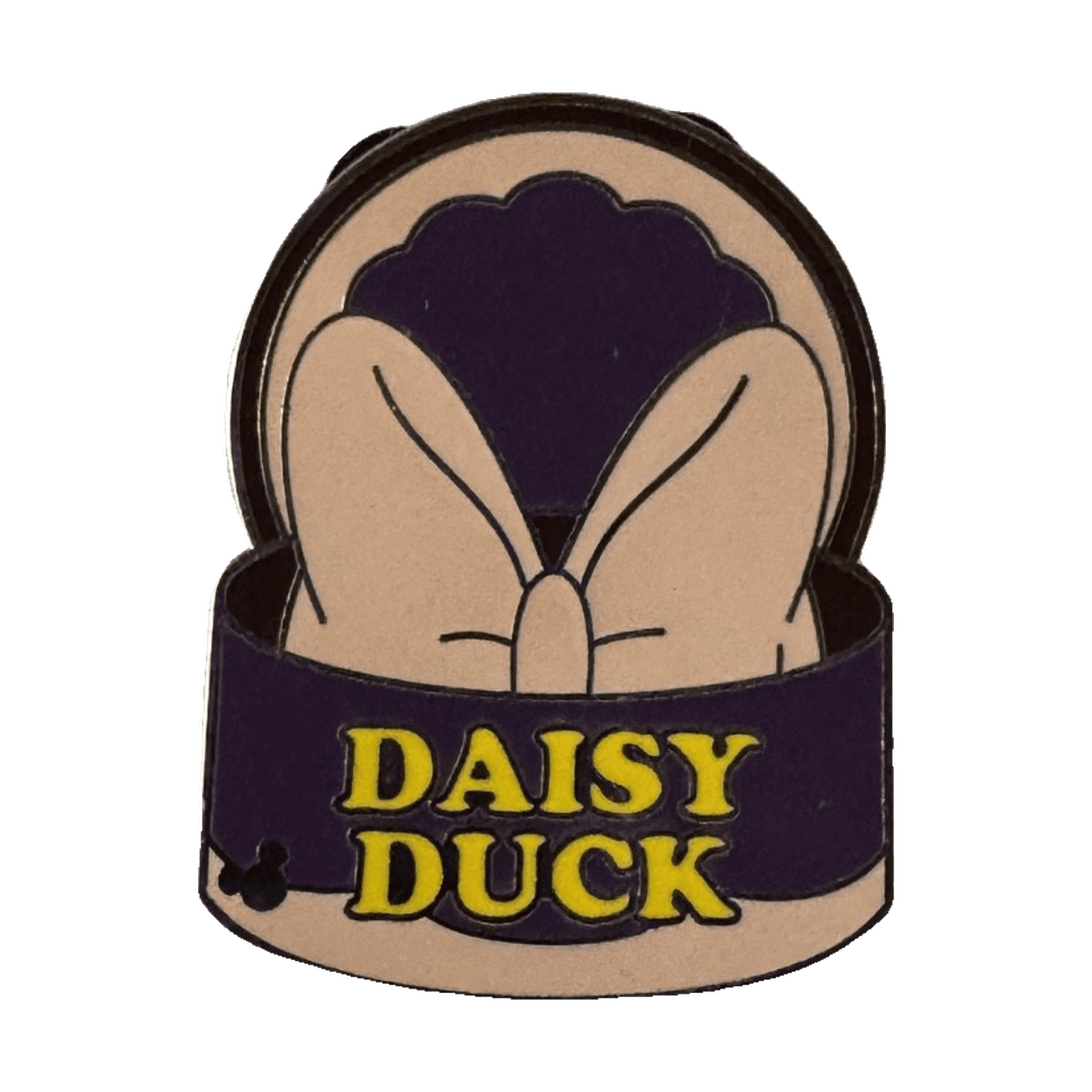 Daisy Duck Hat Box, a 2005 Disneyland Resort Cast Lanyard pin