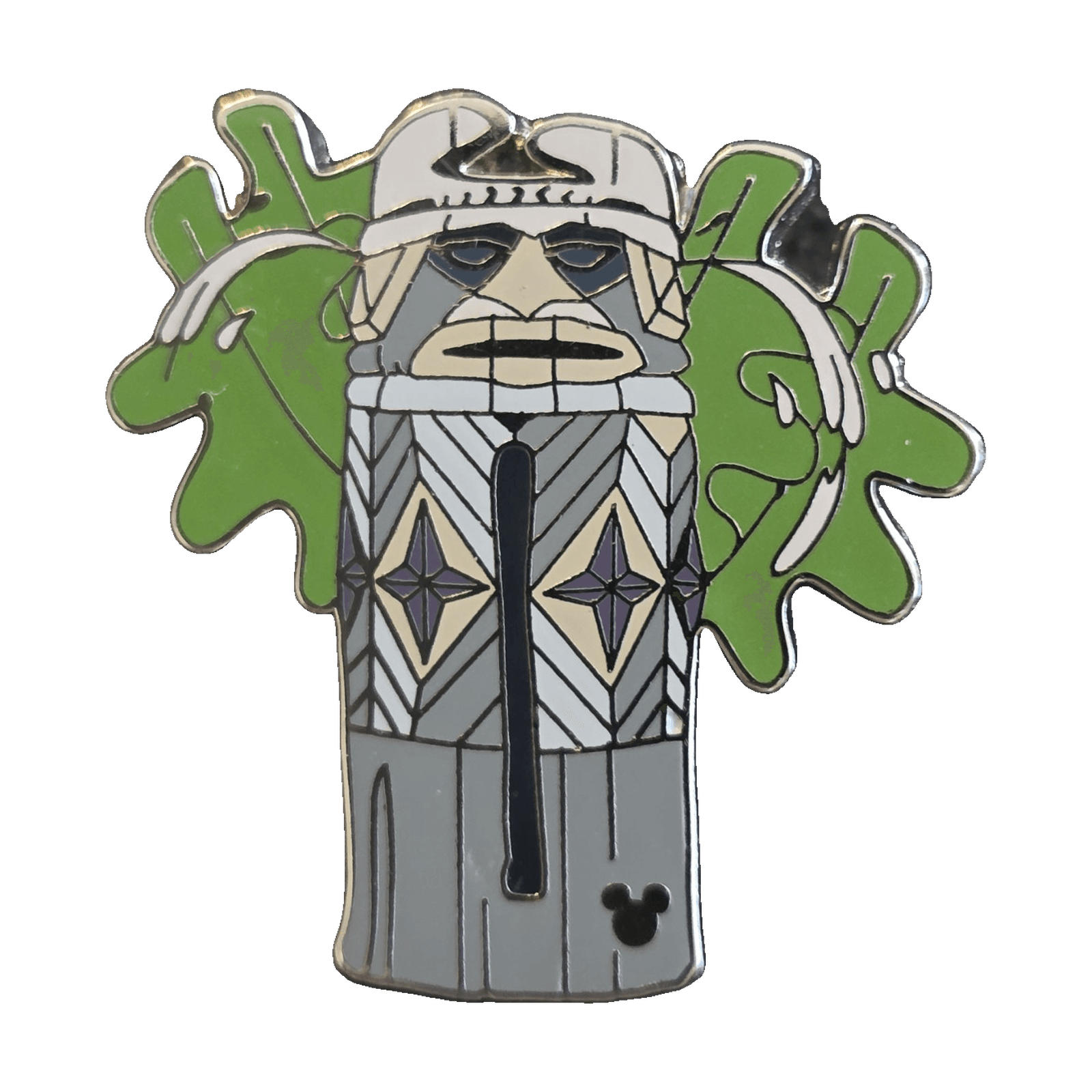 Blue Gray Tiki (Tiki B), a 2005 Walt Disney World Cast Lanyard pin