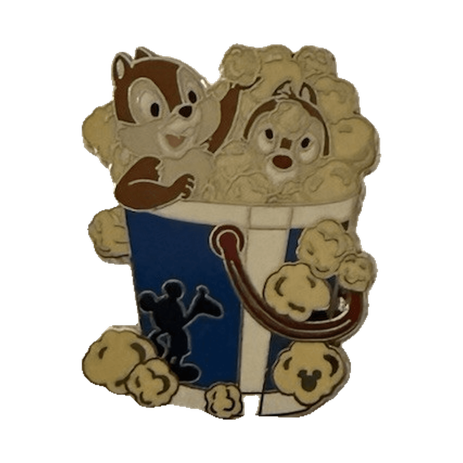 Chip and Dale Popcorn, a 2005 Walt Disney World Cast Lanyard pin