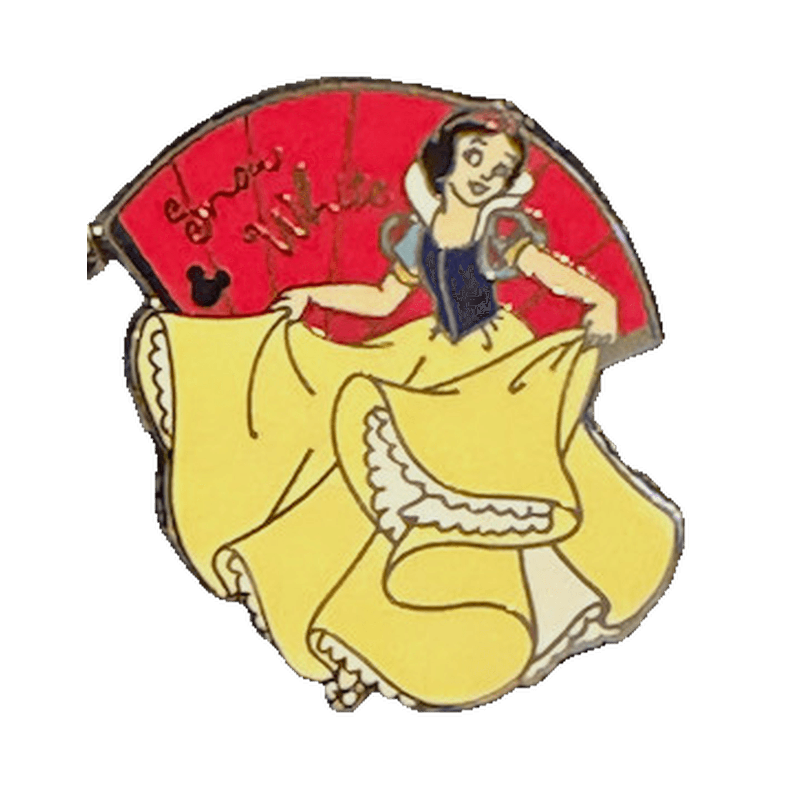 Cinderella Princess Fan, a 2005 Disneyland Resort Cast Lanyard pin