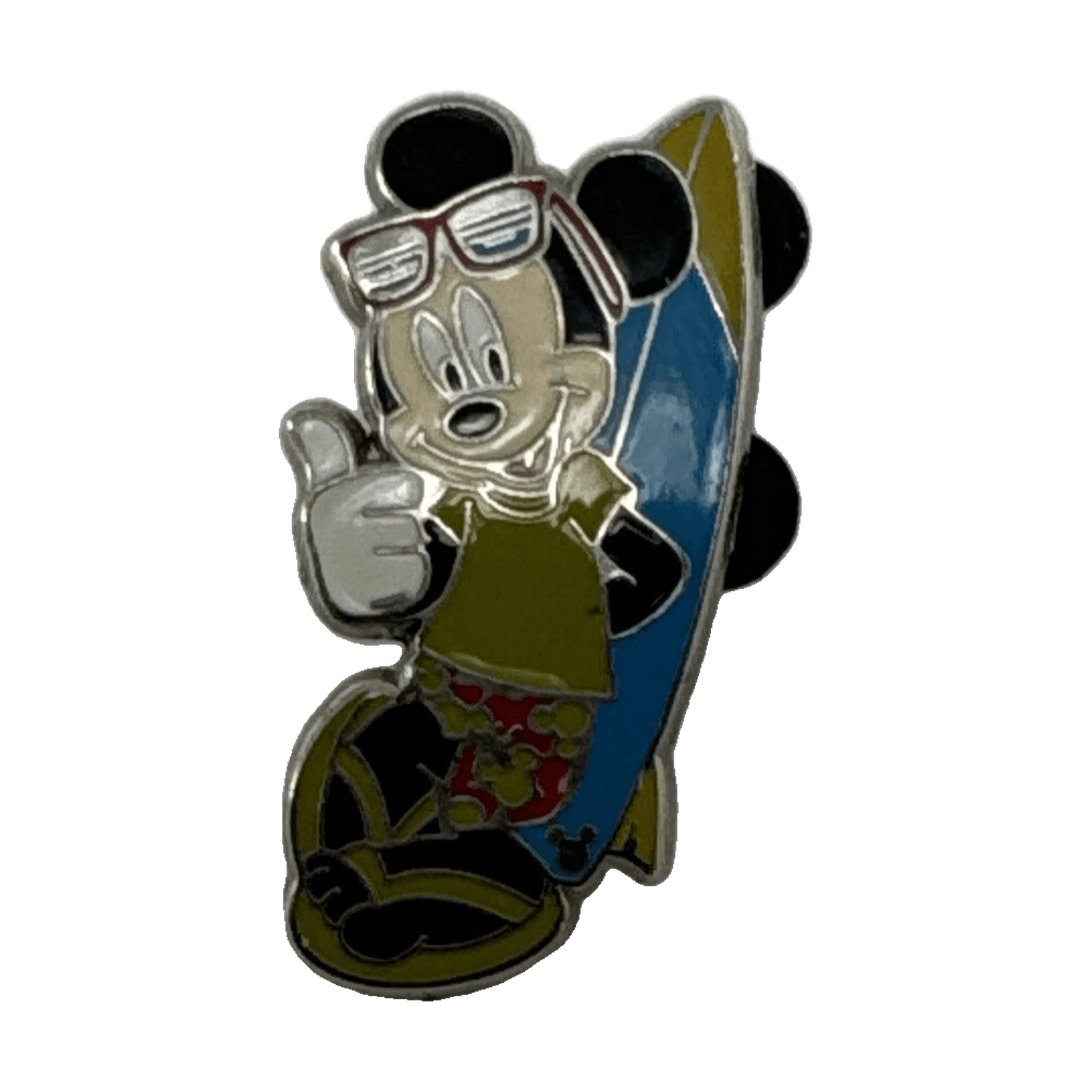 Surfer Mickey Mouse, a 2005 Walt Disney World Cast Lanyard pin