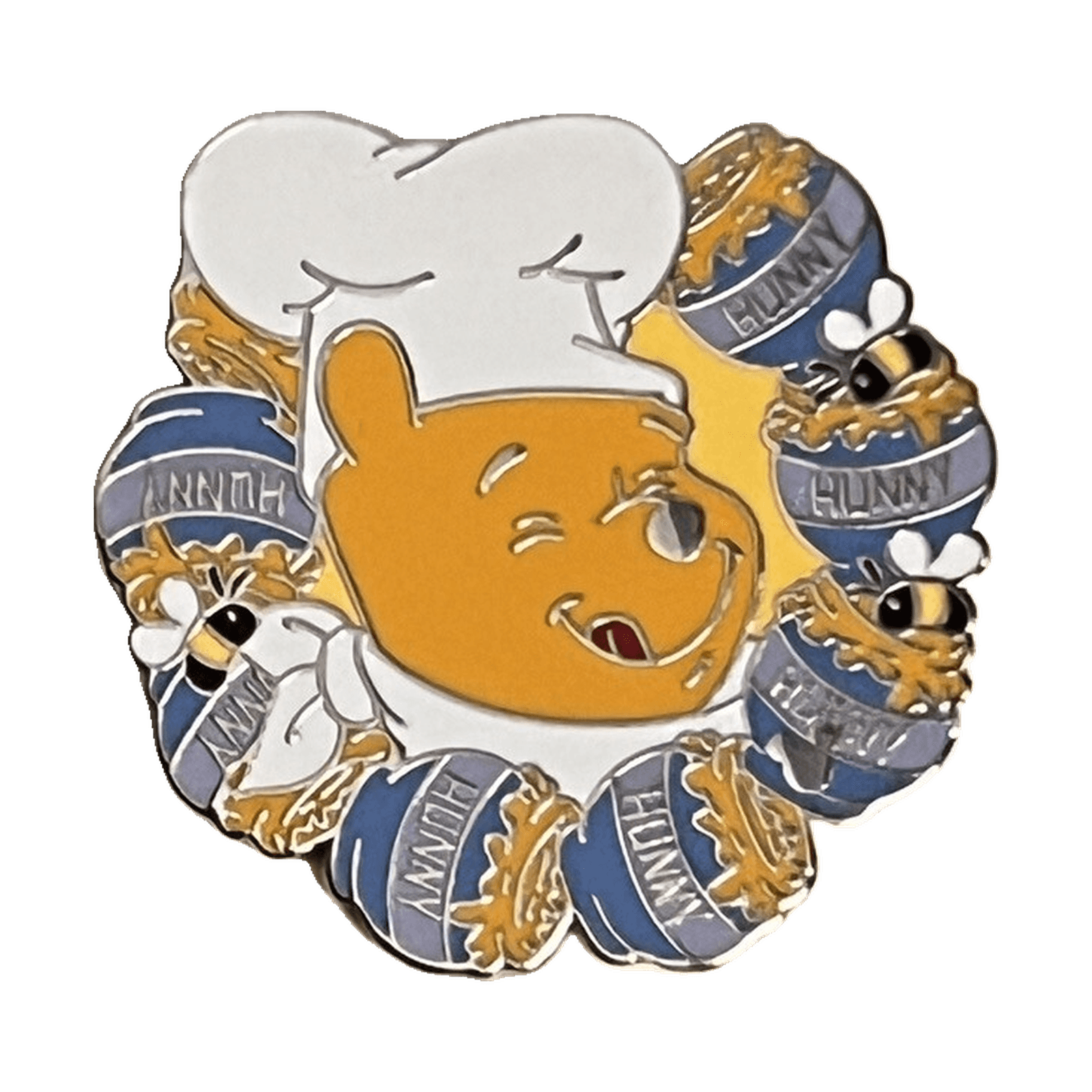 Winnie the Pooh Baker, a 2005 Disneyland Resort Cast Lanyard pin