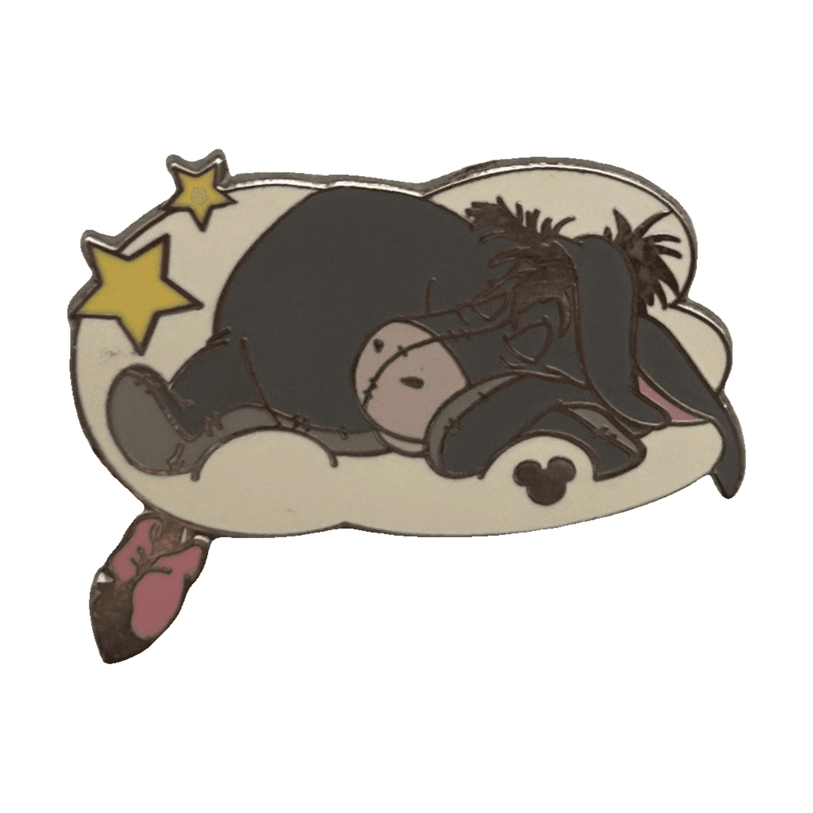 Eeyore Cloud Sleeping, a 2005 Disneyland Resort Cast Lanyard pin
