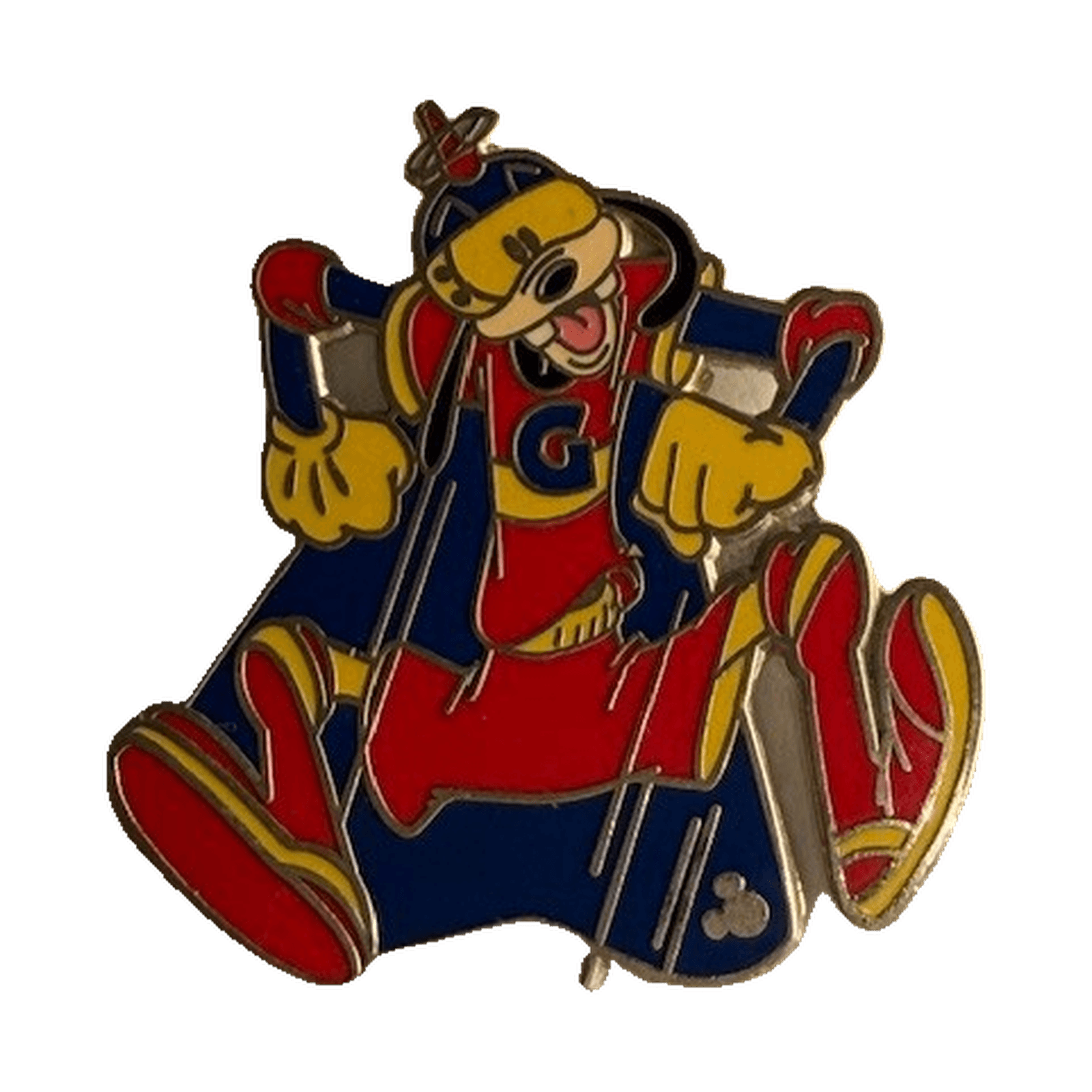 Goofy Super Hero, a 2005 Disneyland Resort Cast Lanyard pin