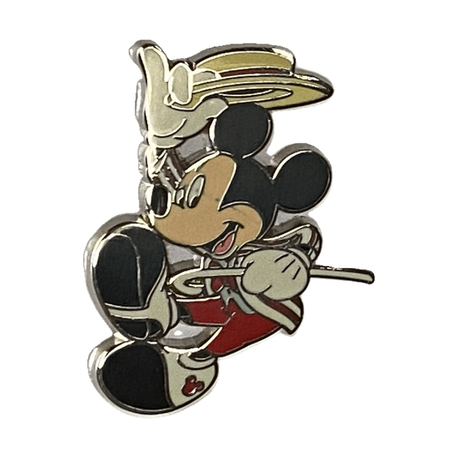 Dapper Dan Mickey Mouse, a 2005 Walt Disney World Cast Lanyard pin