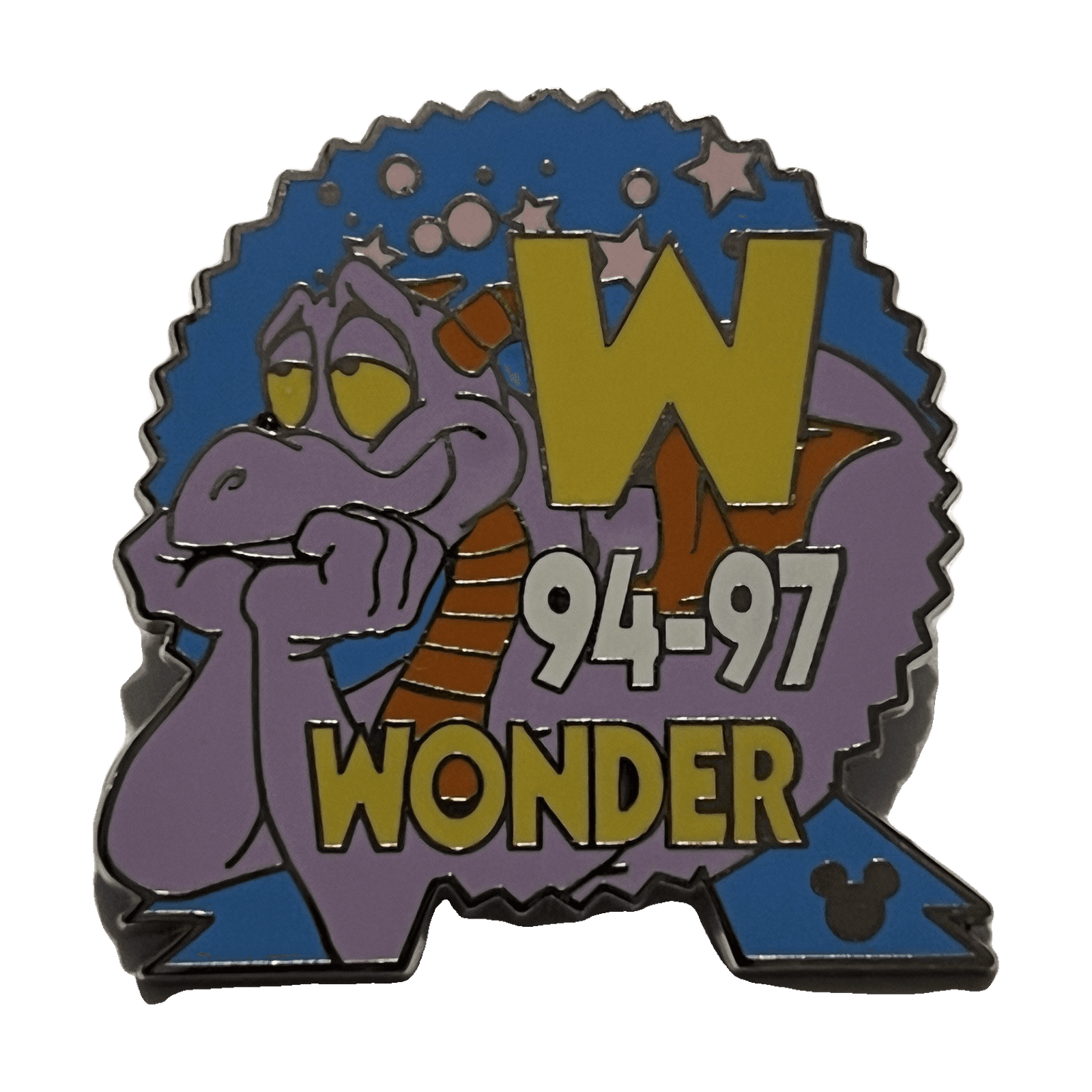 Figment W — Wonder, a 2005 Walt Disney World Cast Lanyard pin