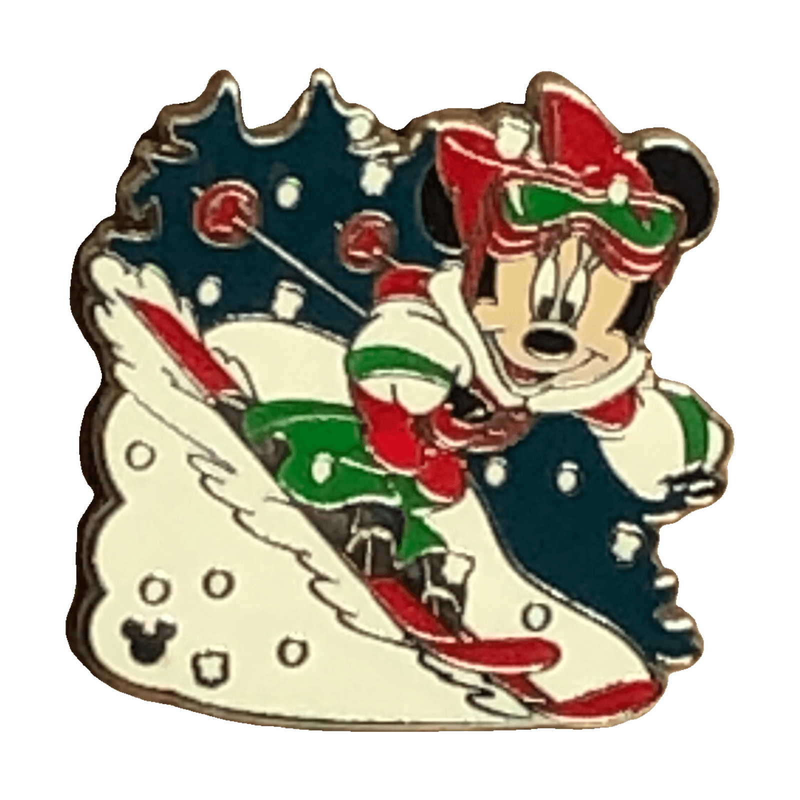 Minnie Mouse Sledding front