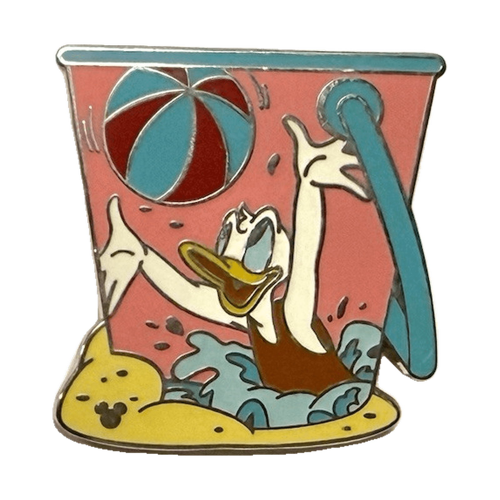 Donald Duck Beach Pail front
